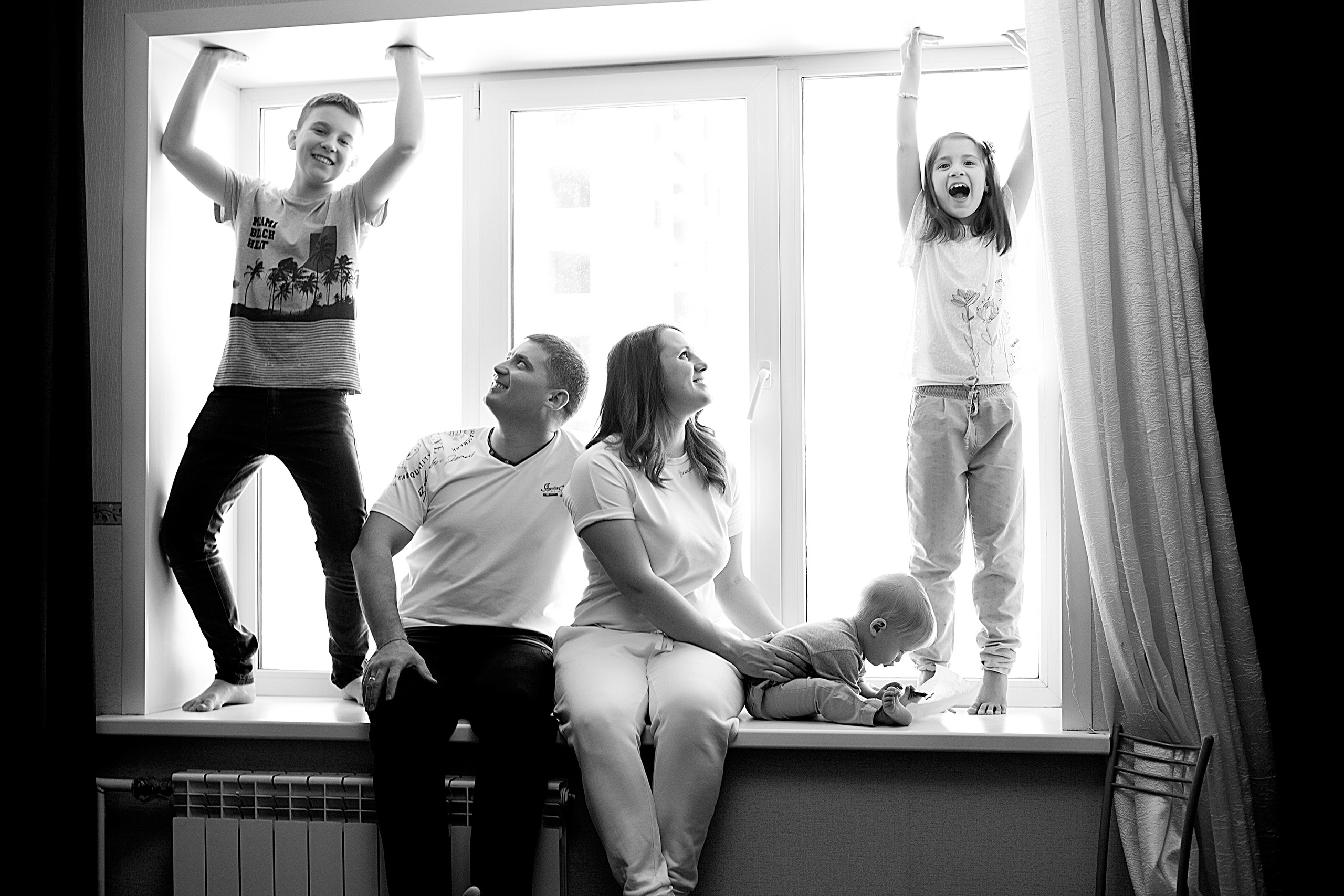 Домашнии ЧБ Истории. Фотограф новорожденных и детей до года в Новосибирске Ka