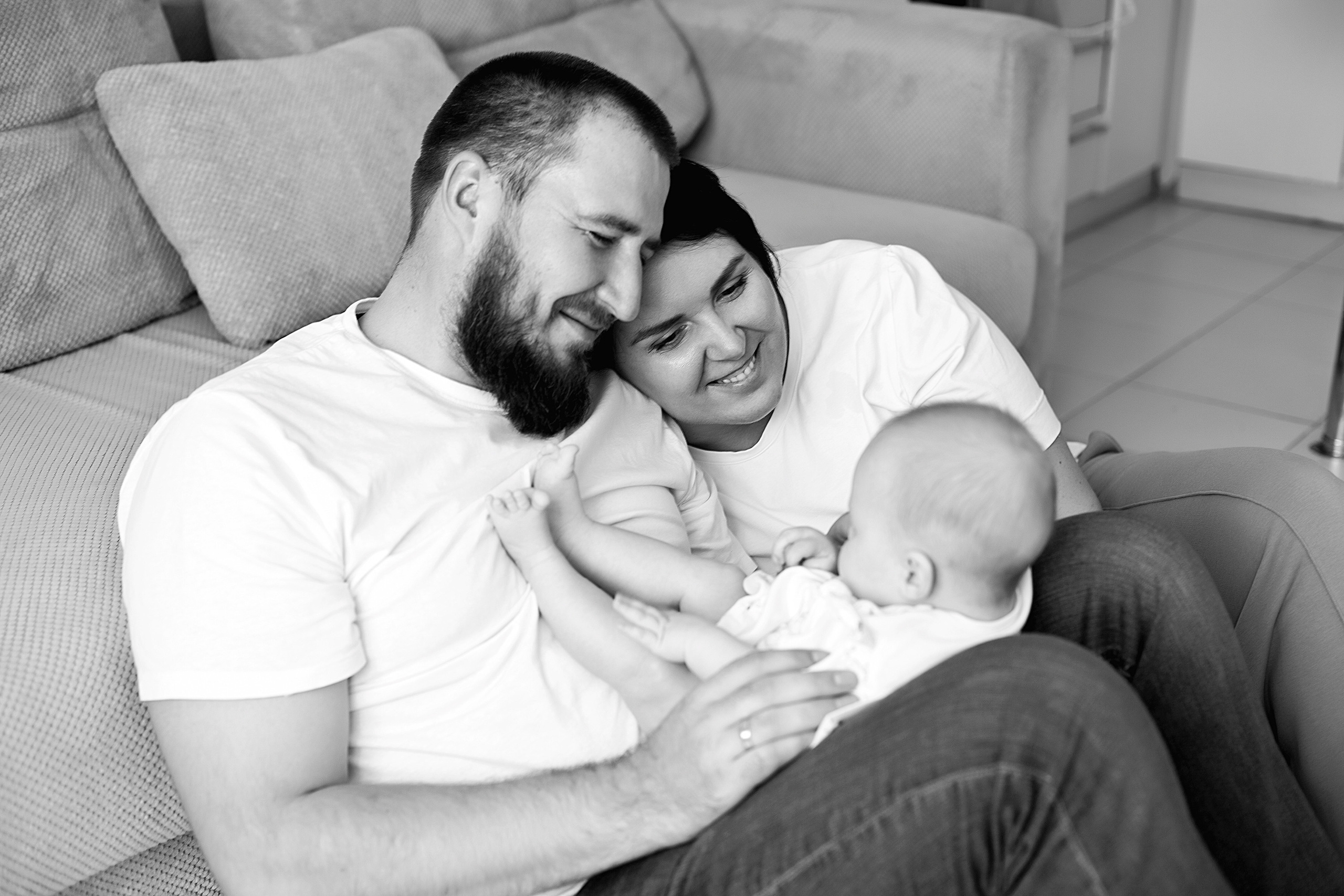 Домашнии ЧБ Истории. Фотограф новорожденных и детей до года в Новосибирске Ka