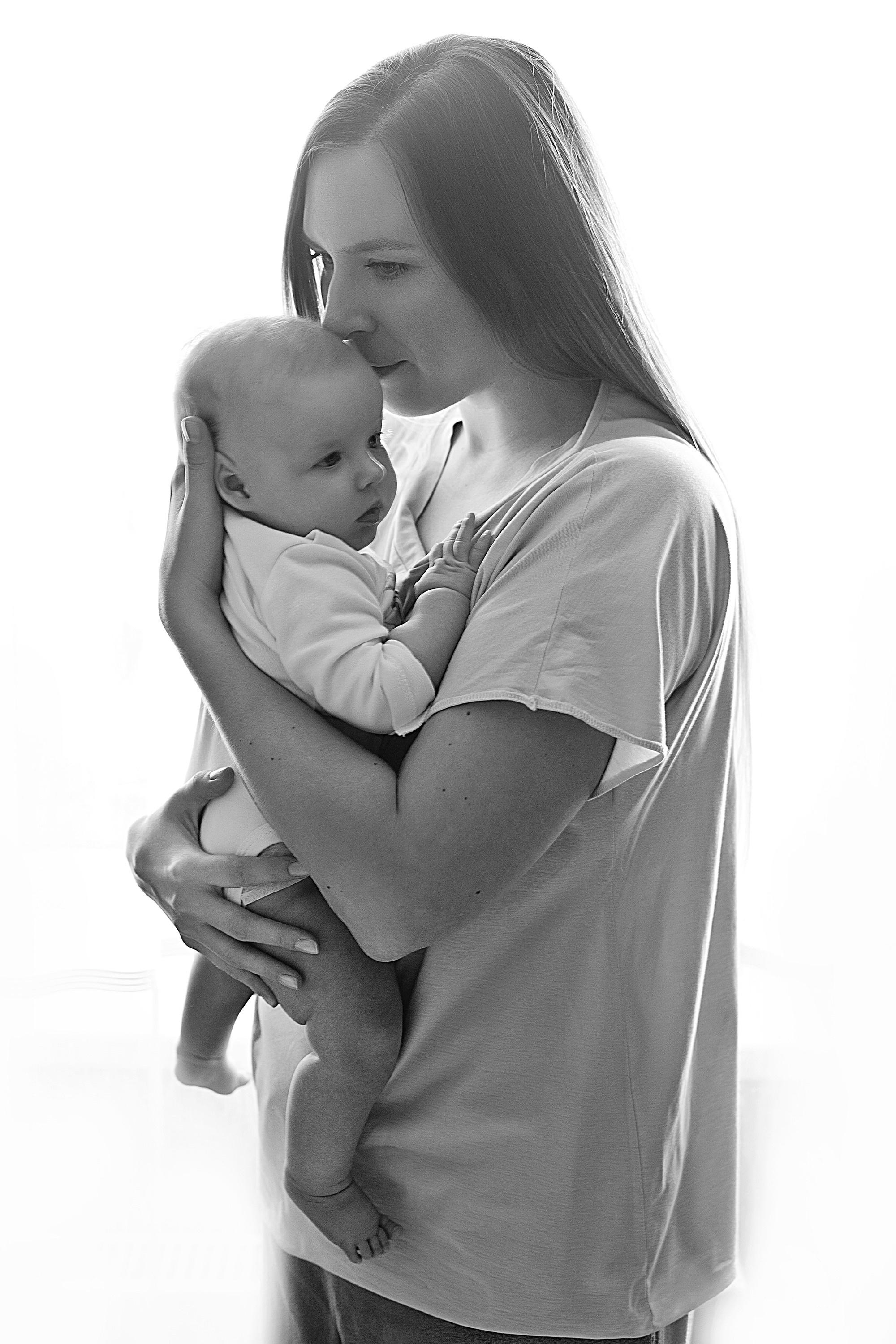 Домашнии ЧБ Истории. Фотограф новорожденных и детей до года в Новосибирске Ka