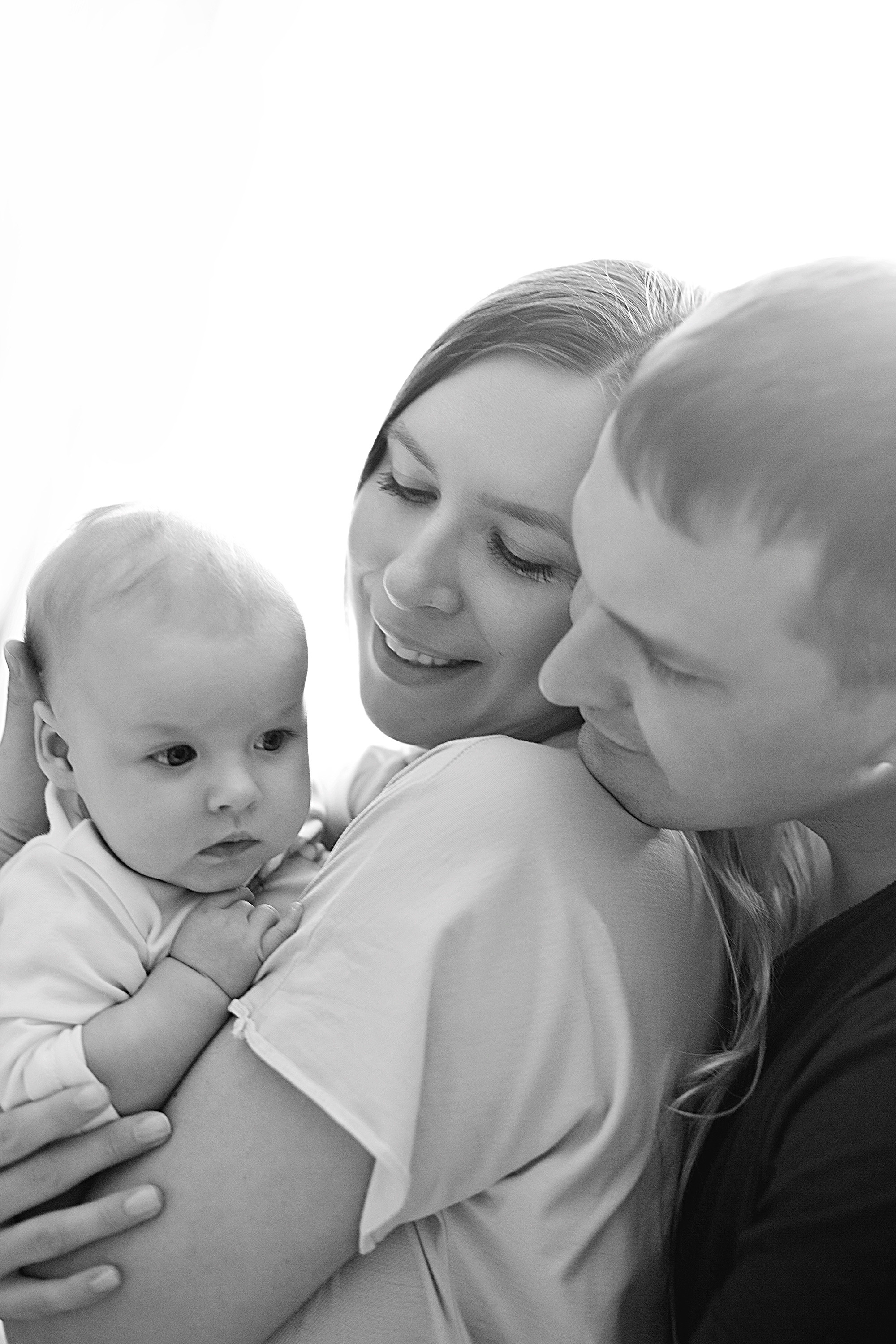 Домашнии ЧБ Истории. Фотограф новорожденных и детей до года в Новосибирске Ka