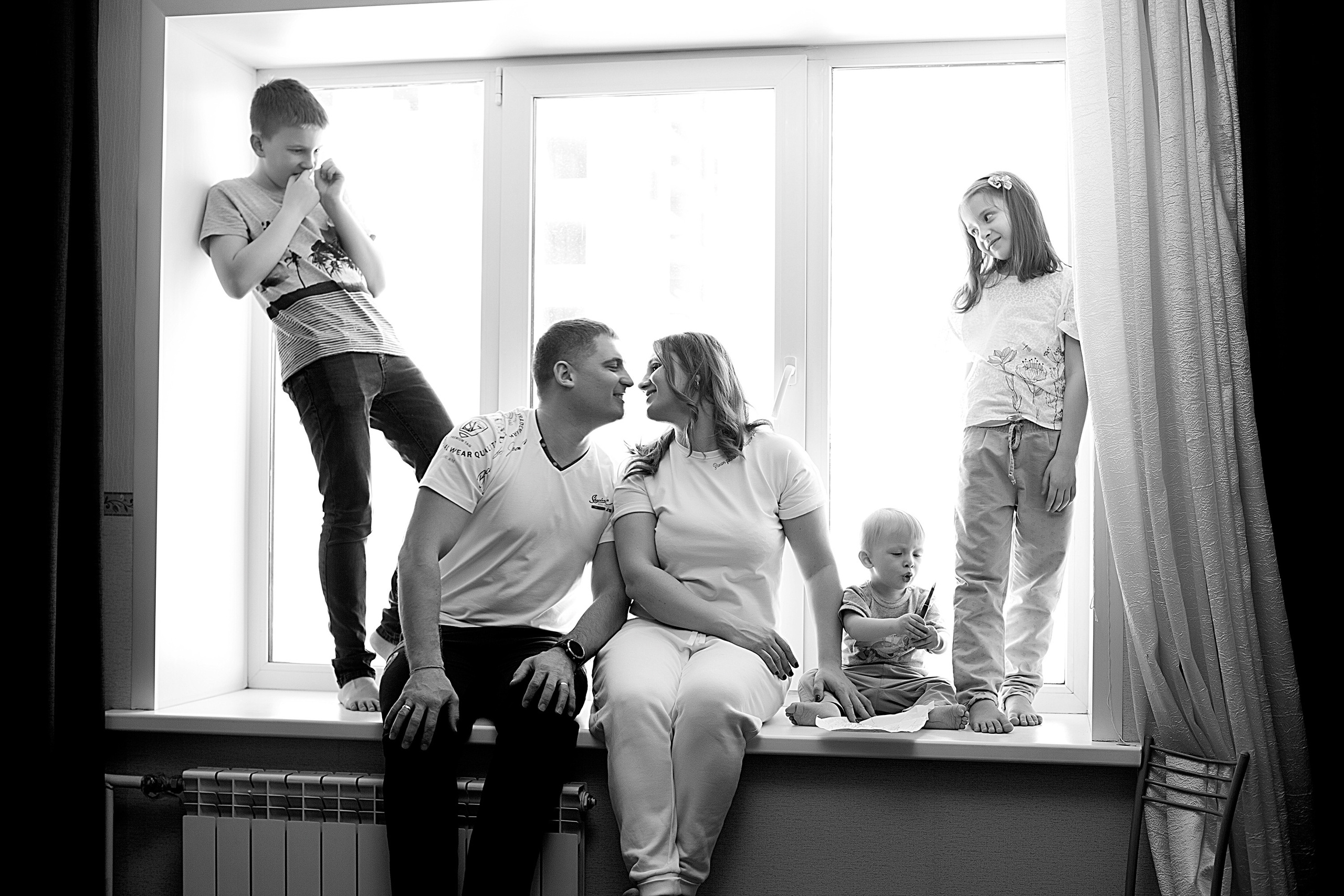 Домашнии ЧБ Истории. Фотограф новорожденных и детей до года в Новосибирске Ka