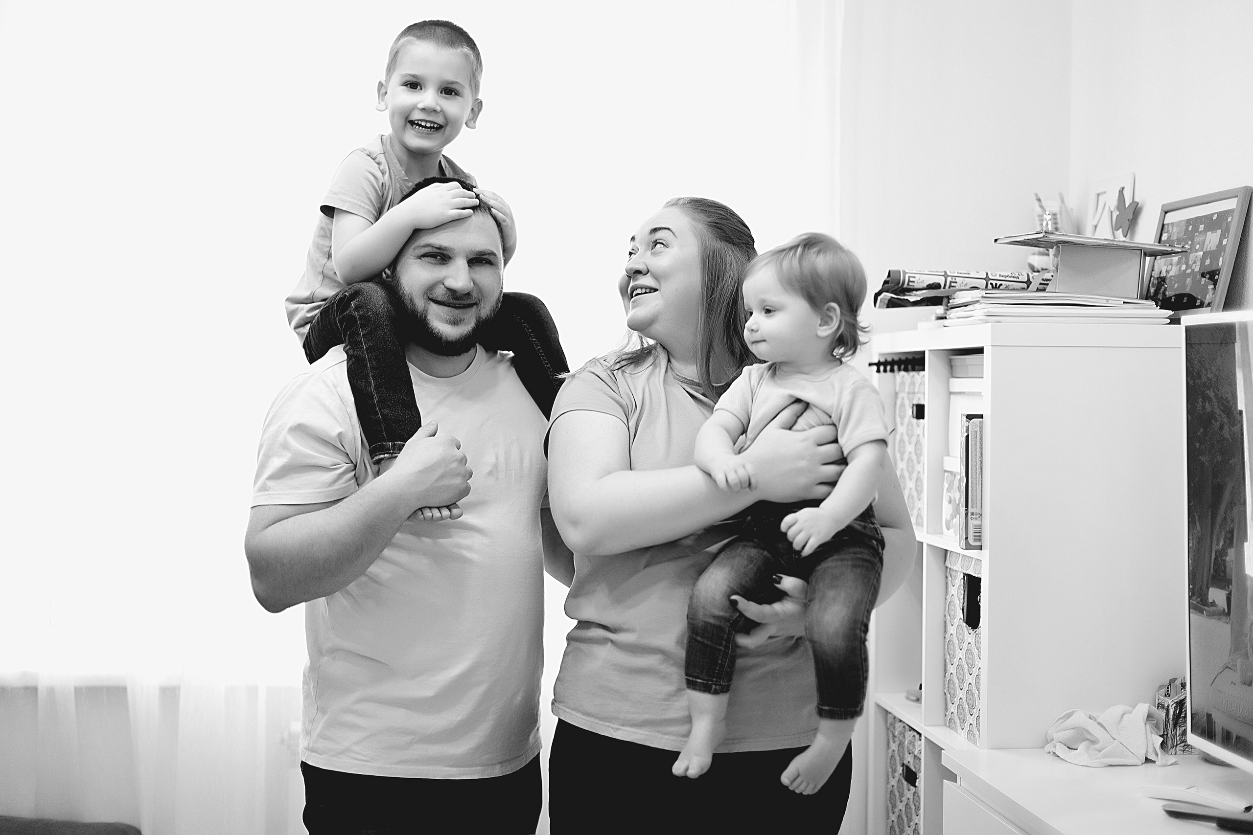 Домашнии ЧБ Истории. Фотограф новорожденных и детей до года в Новосибирске Ka