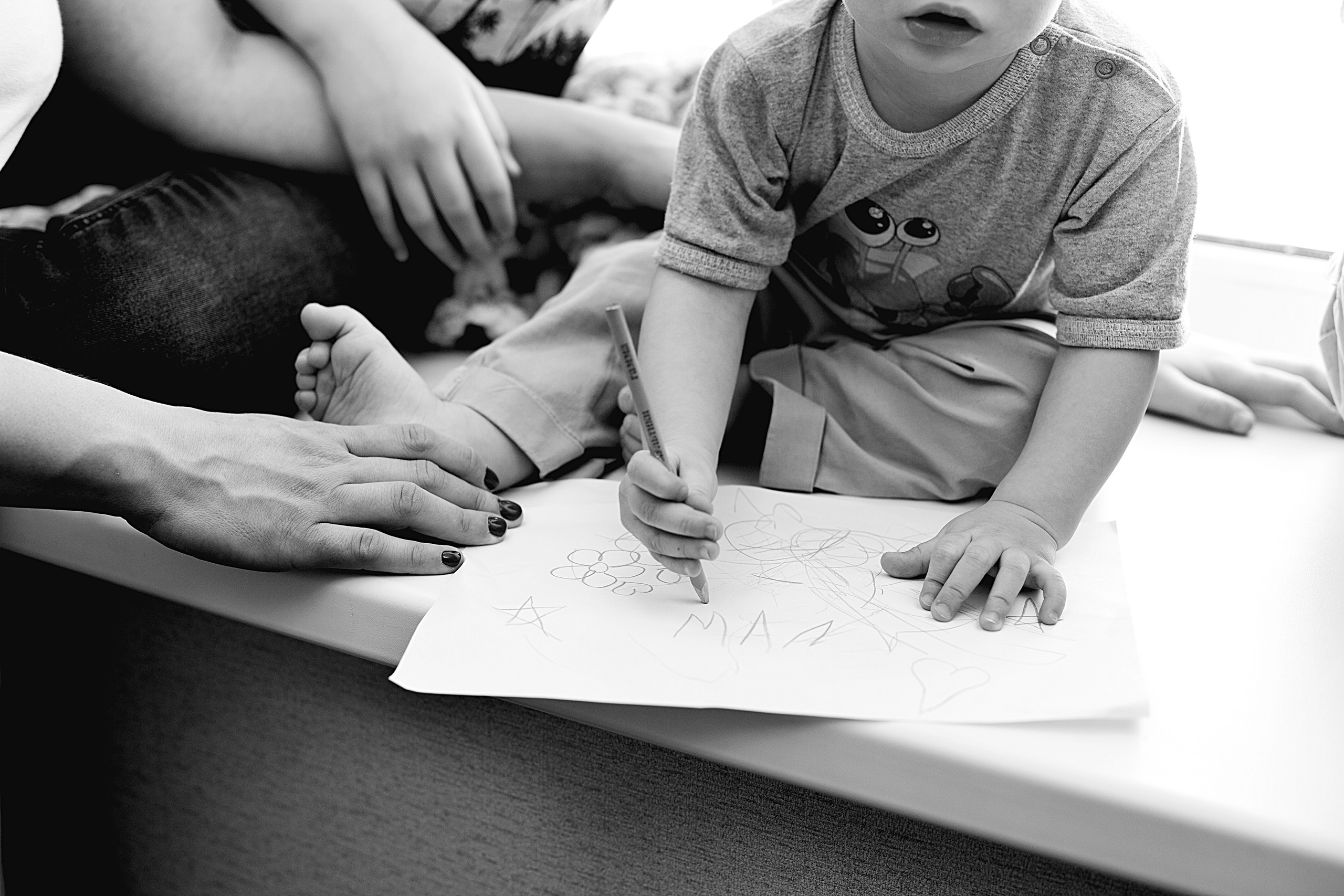 Домашнии ЧБ Истории. Фотограф новорожденных и детей до года в Новосибирске Ka