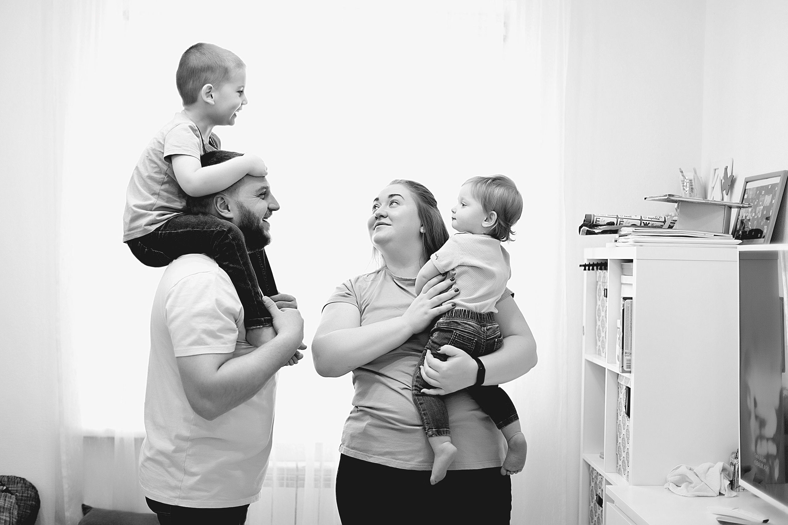 Домашнии ЧБ Истории. Фотограф новорожденных и детей до года в Новосибирске Ka