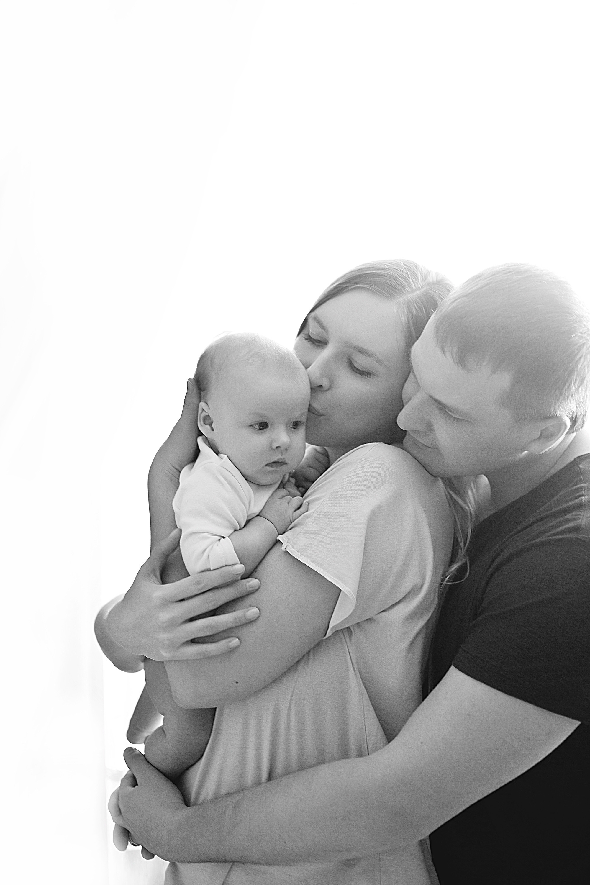 Домашнии ЧБ Истории. Фотограф новорожденных и детей до года в Новосибирске Ka