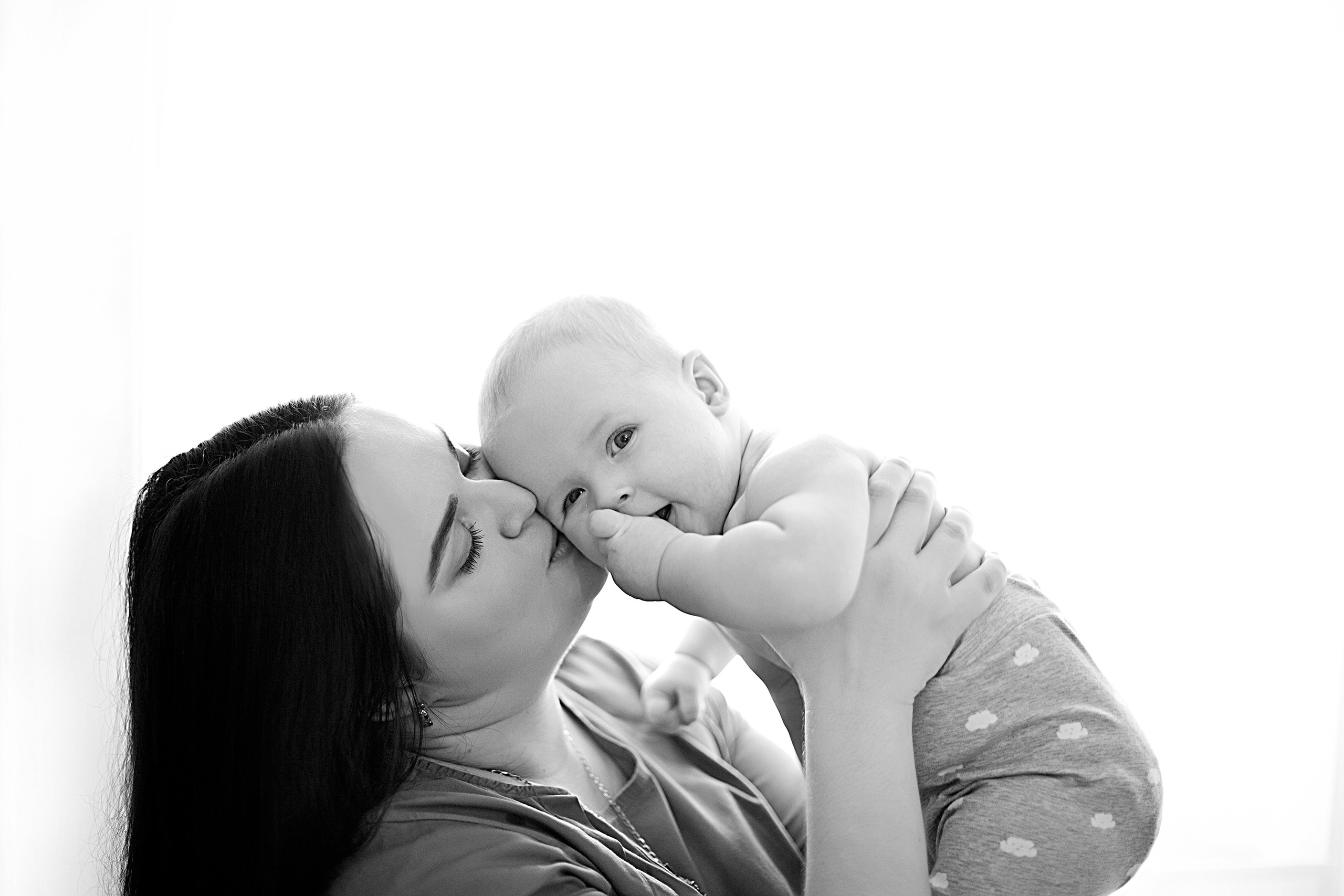 Домашнии ЧБ Истории. Фотограф новорожденных и детей до года в Новосибирске Ka