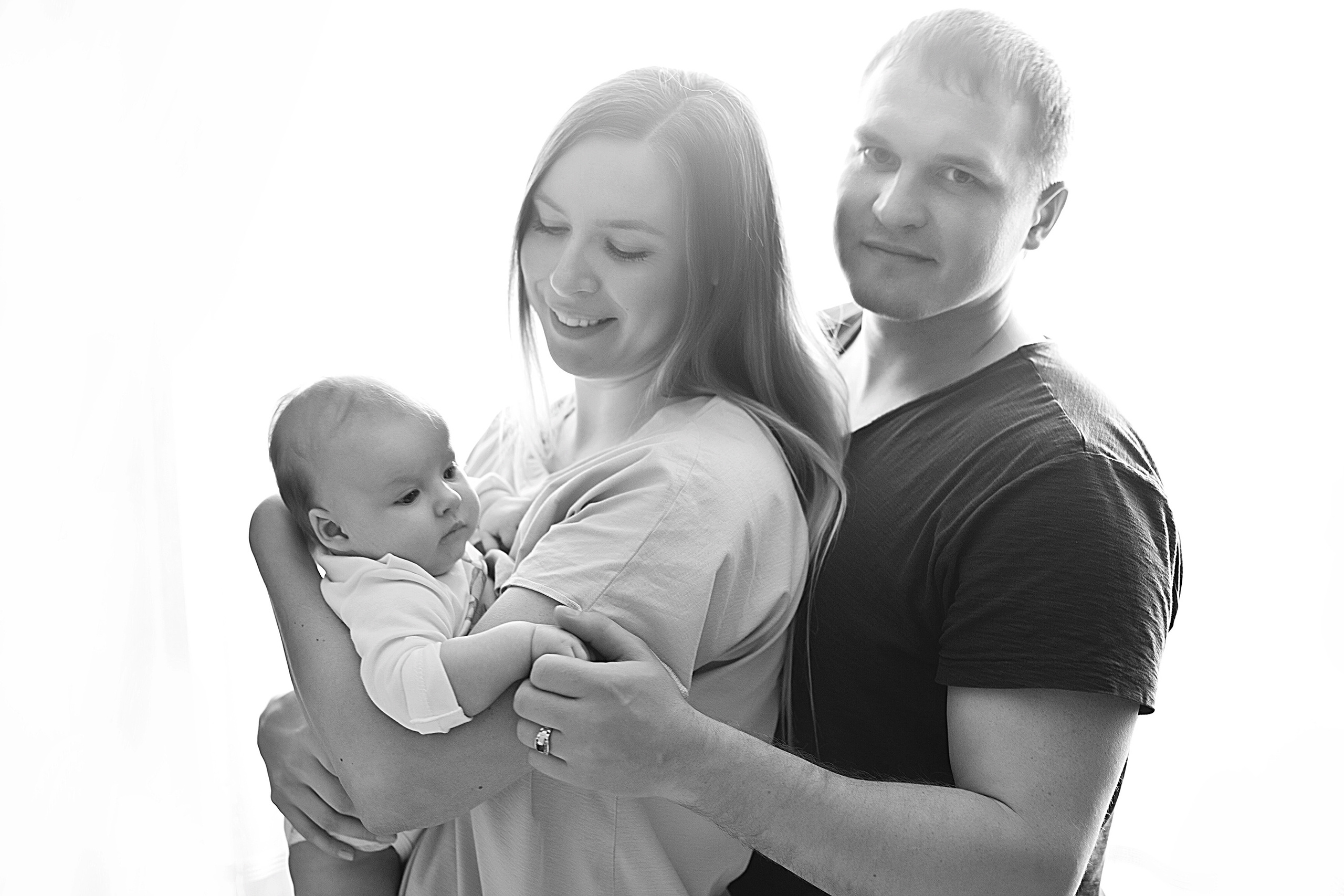 Домашнии ЧБ Истории. Фотограф новорожденных и детей до года в Новосибирске Ka