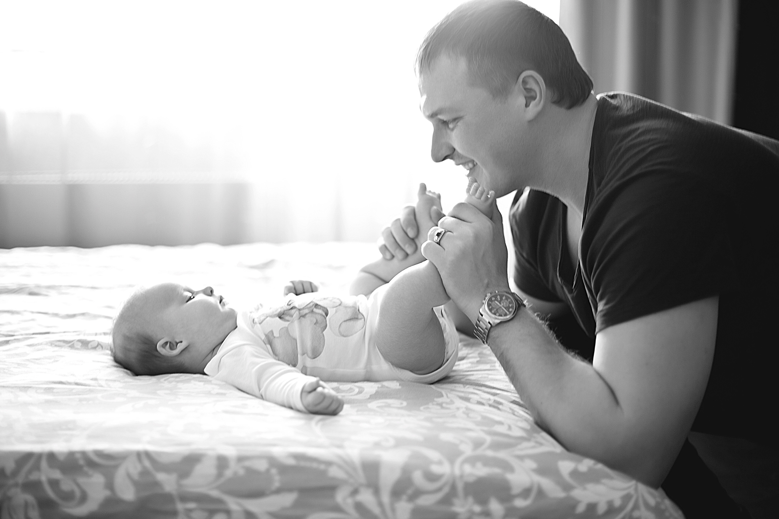 Домашнии ЧБ Истории. Фотограф новорожденных и детей до года в Новосибирске Ka