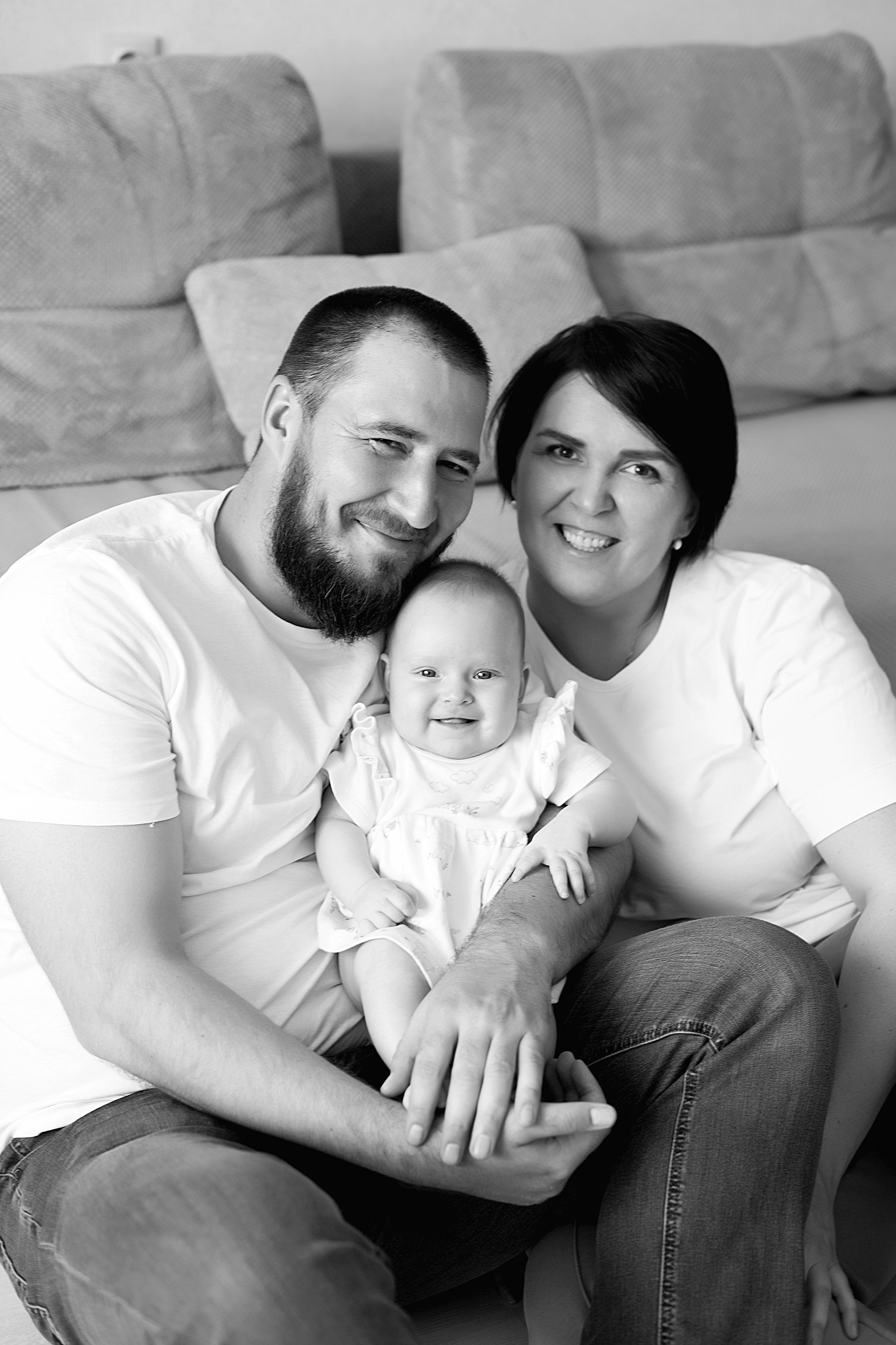 Домашнии ЧБ Истории. Фотограф новорожденных и детей до года в Новосибирске Ka