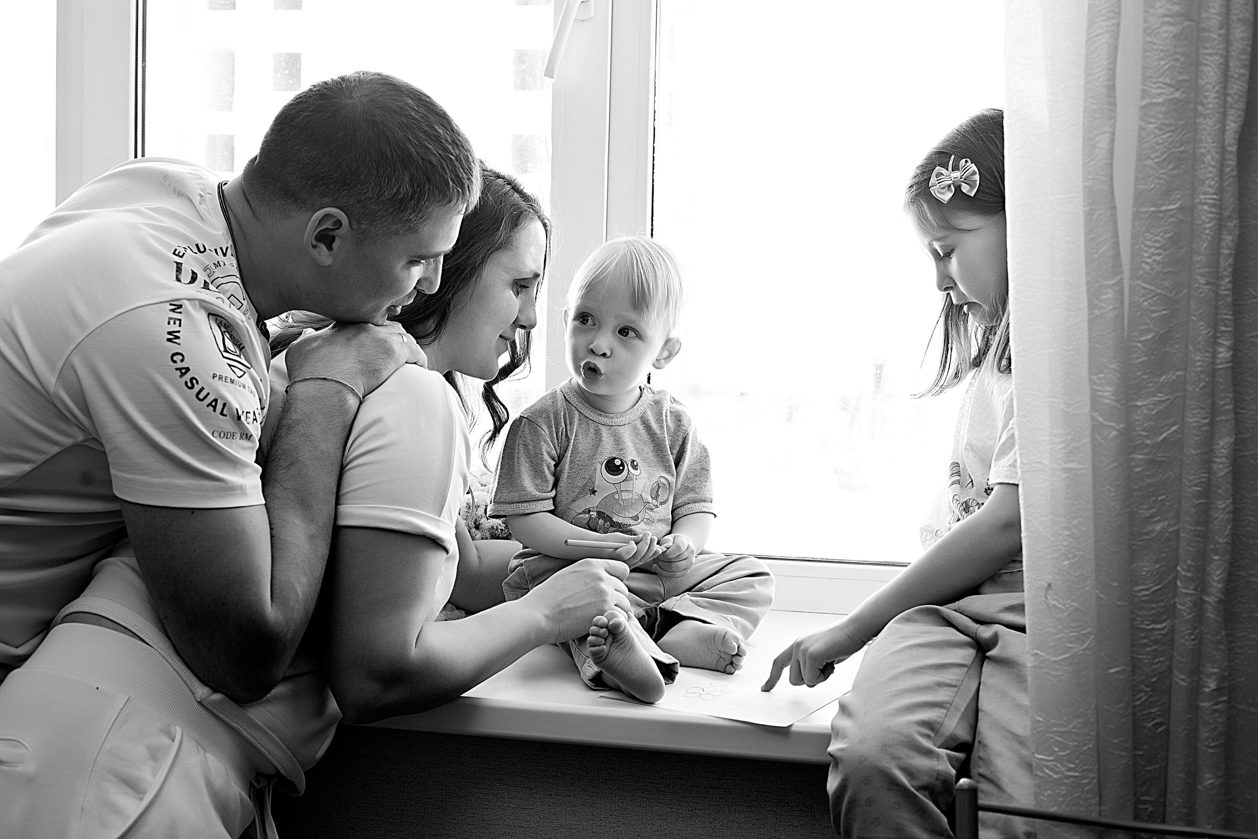 Домашнии ЧБ Истории. Фотограф новорожденных и детей до года в Новосибирске Ka