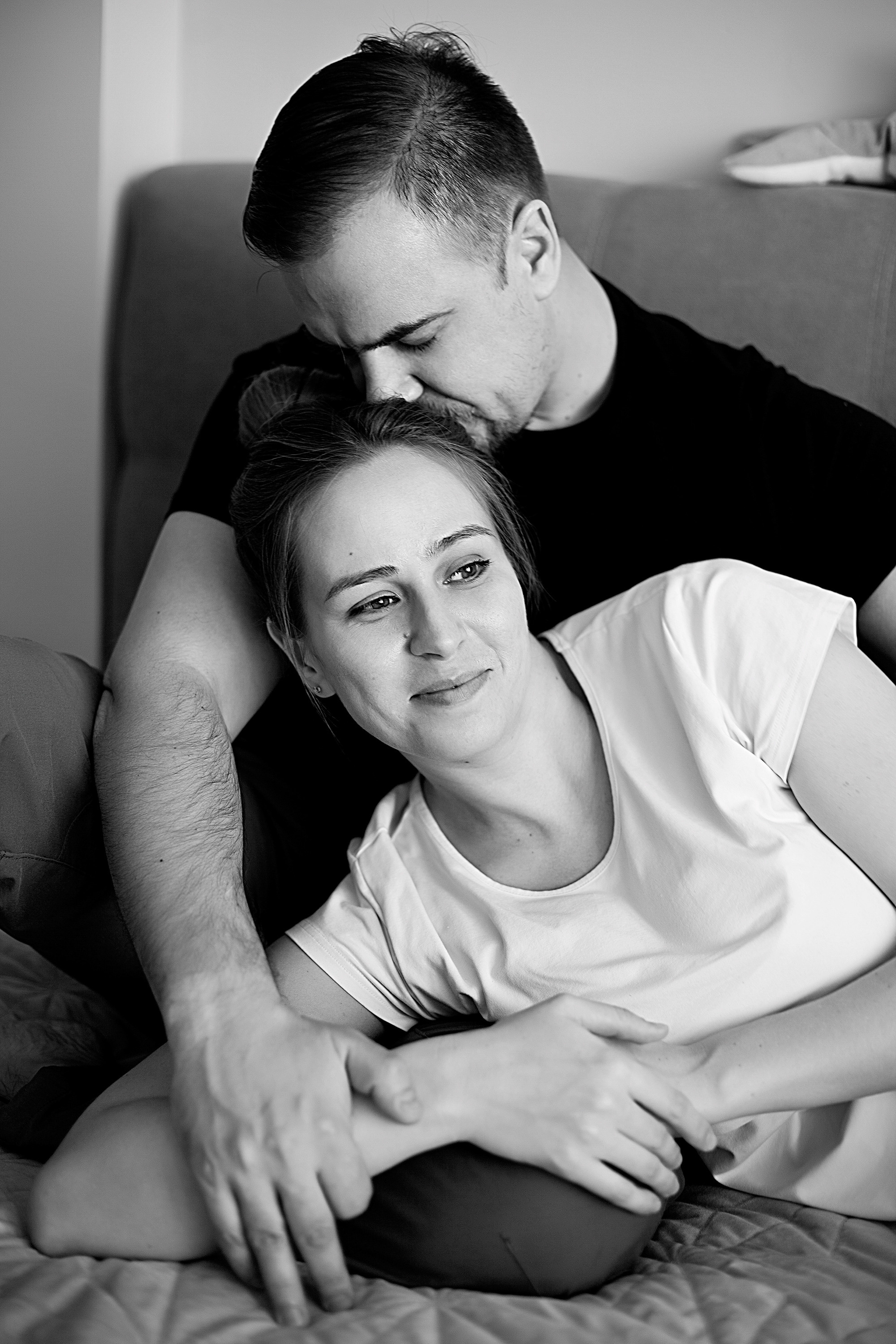 Домашнии ЧБ Истории. Фотограф новорожденных и детей до года в Новосибирске Ka