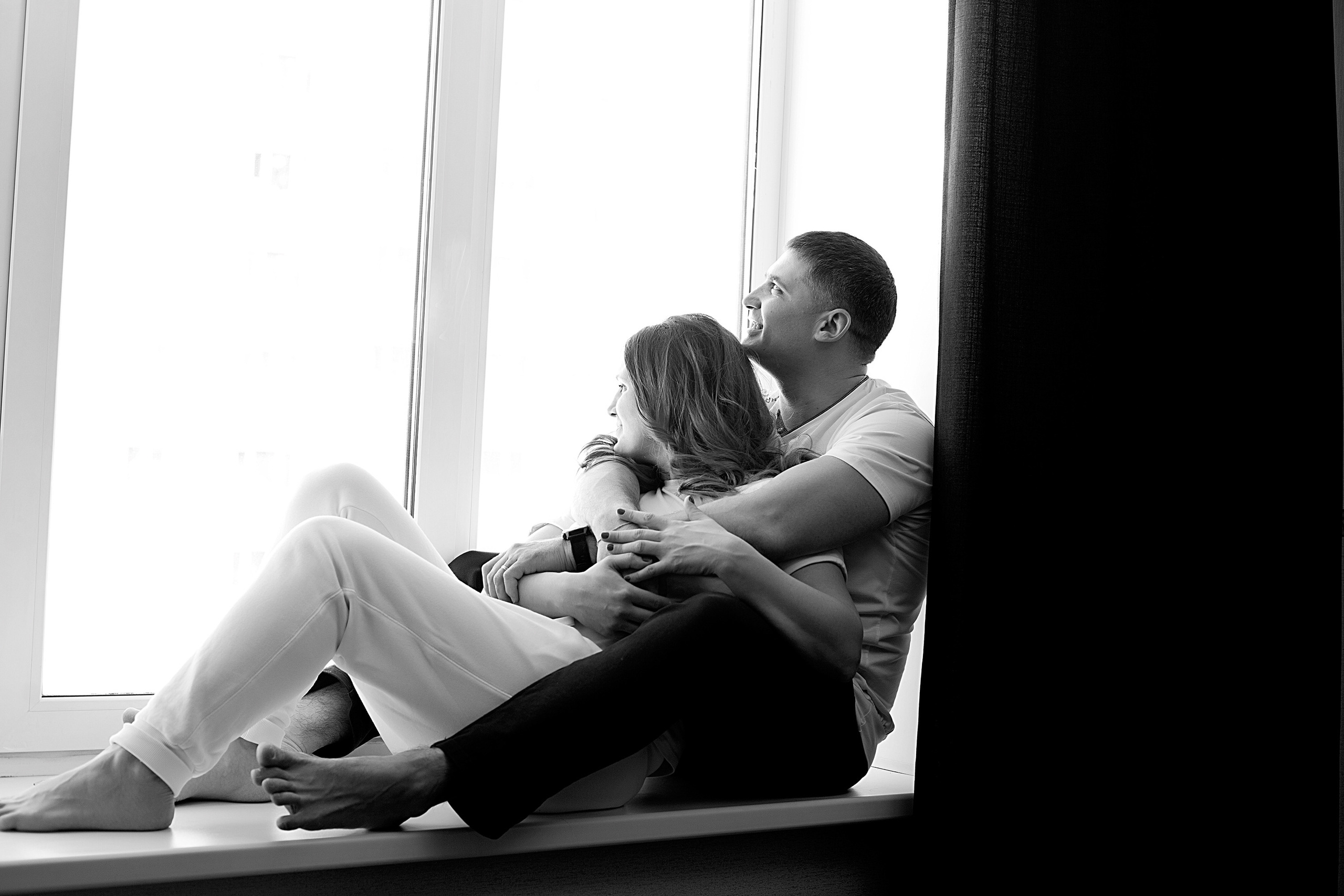 Домашнии ЧБ Истории. Фотограф новорожденных и детей до года в Новосибирске Ka