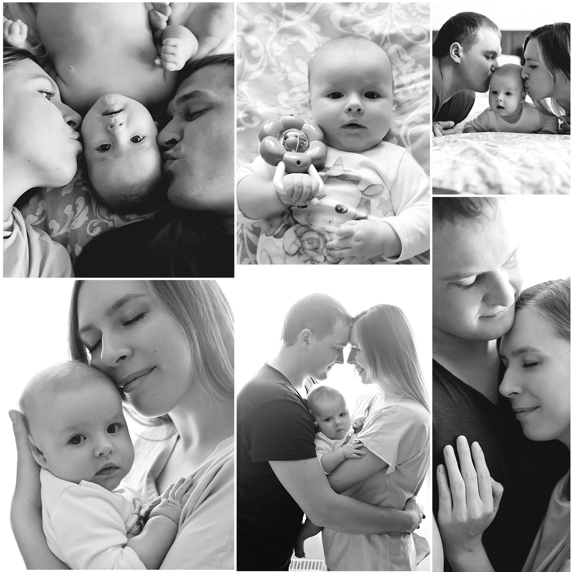 Домашнии ЧБ Истории. Фотограф новорожденных и детей до года в Новосибирске Ka