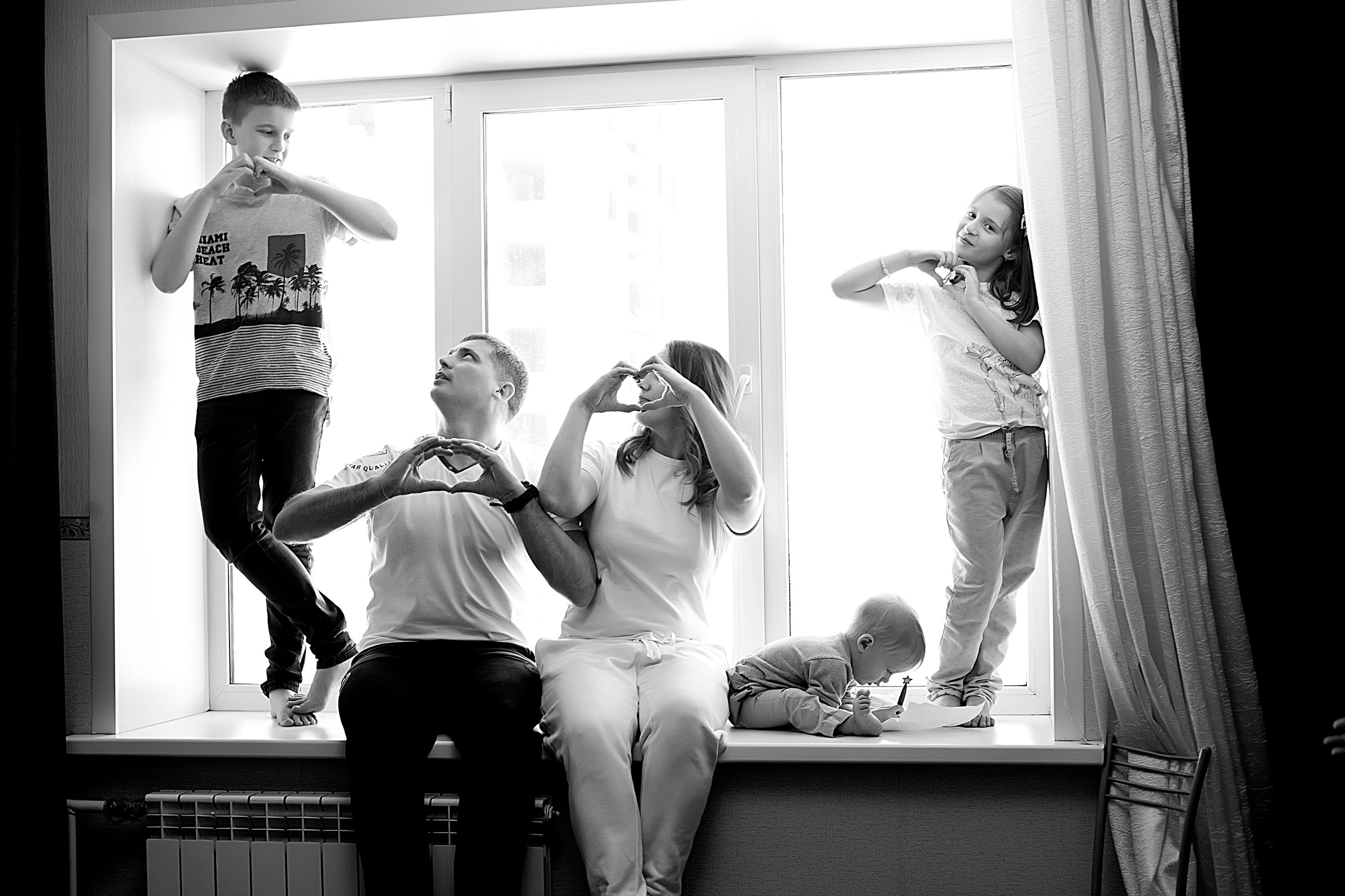 Домашнии ЧБ Истории. Фотограф новорожденных и детей до года в Новосибирске Ka