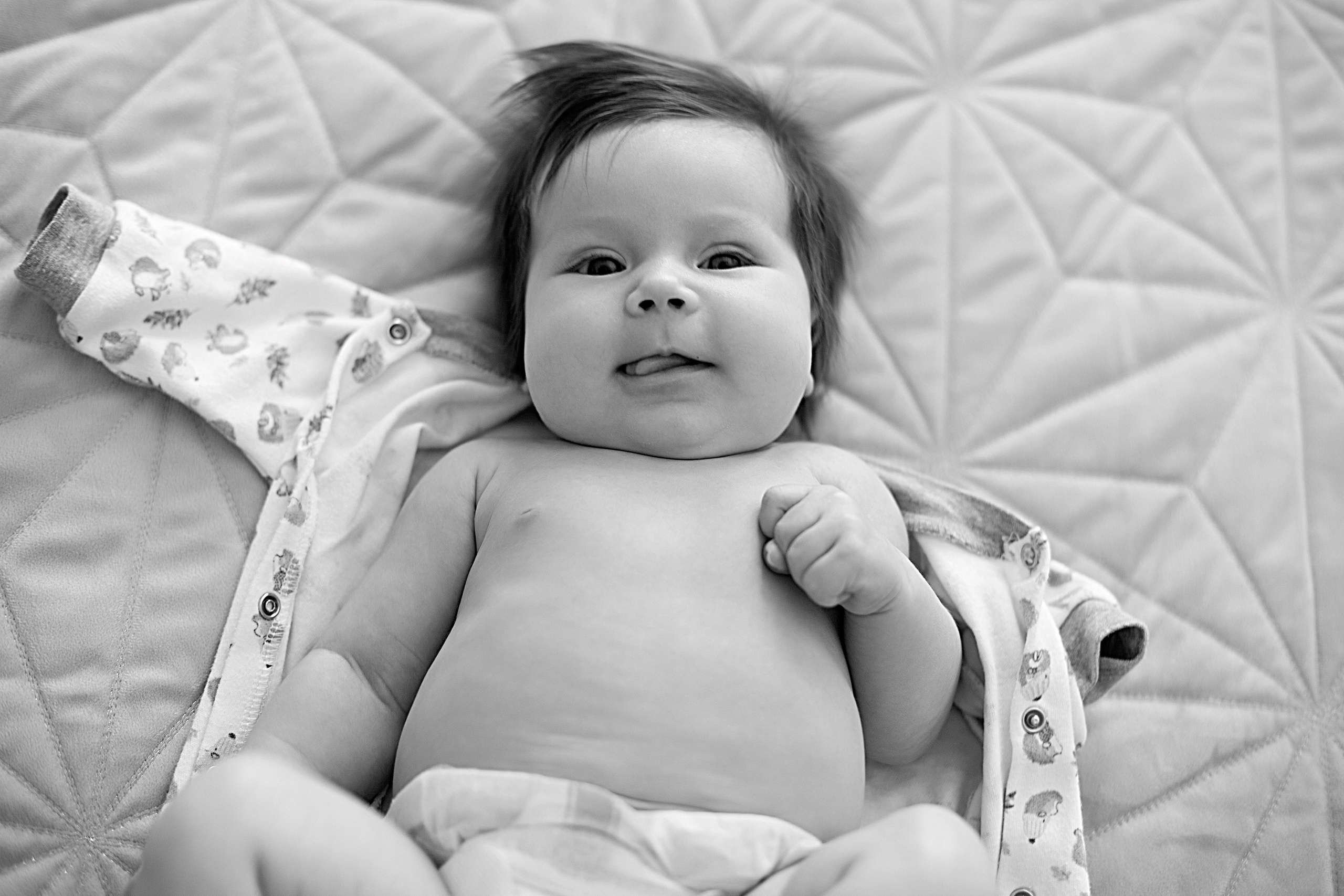 Домашнии ЧБ Истории. Фотограф новорожденных и детей до года в Новосибирске Ka