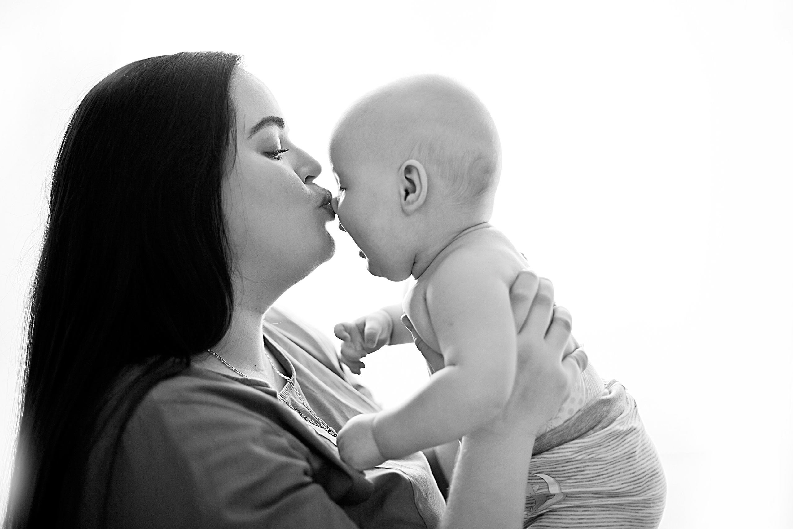 Домашнии ЧБ Истории. Фотограф новорожденных и детей до года в Новосибирске Ka