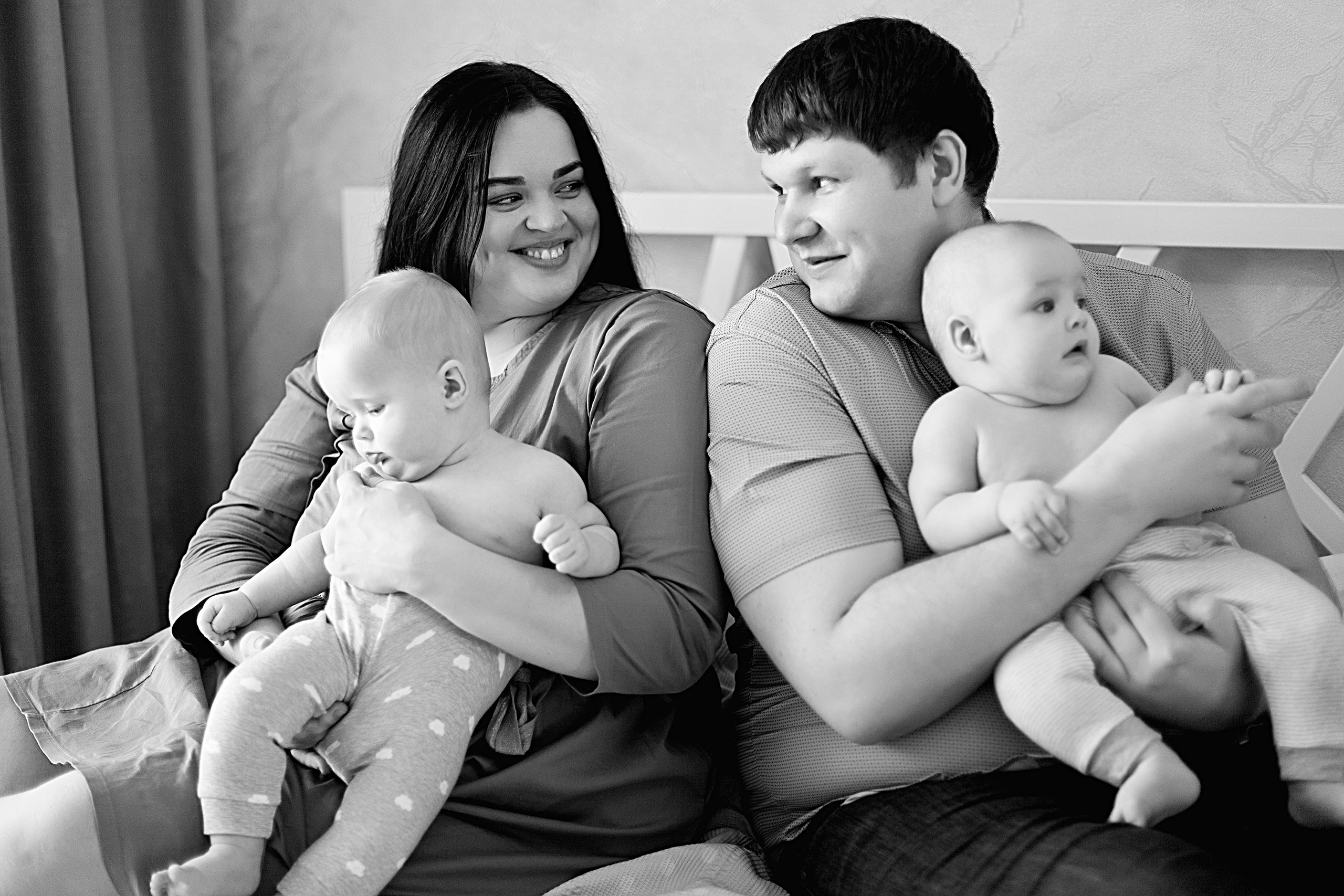 Домашнии ЧБ Истории. Фотограф новорожденных и детей до года в Новосибирске Ka