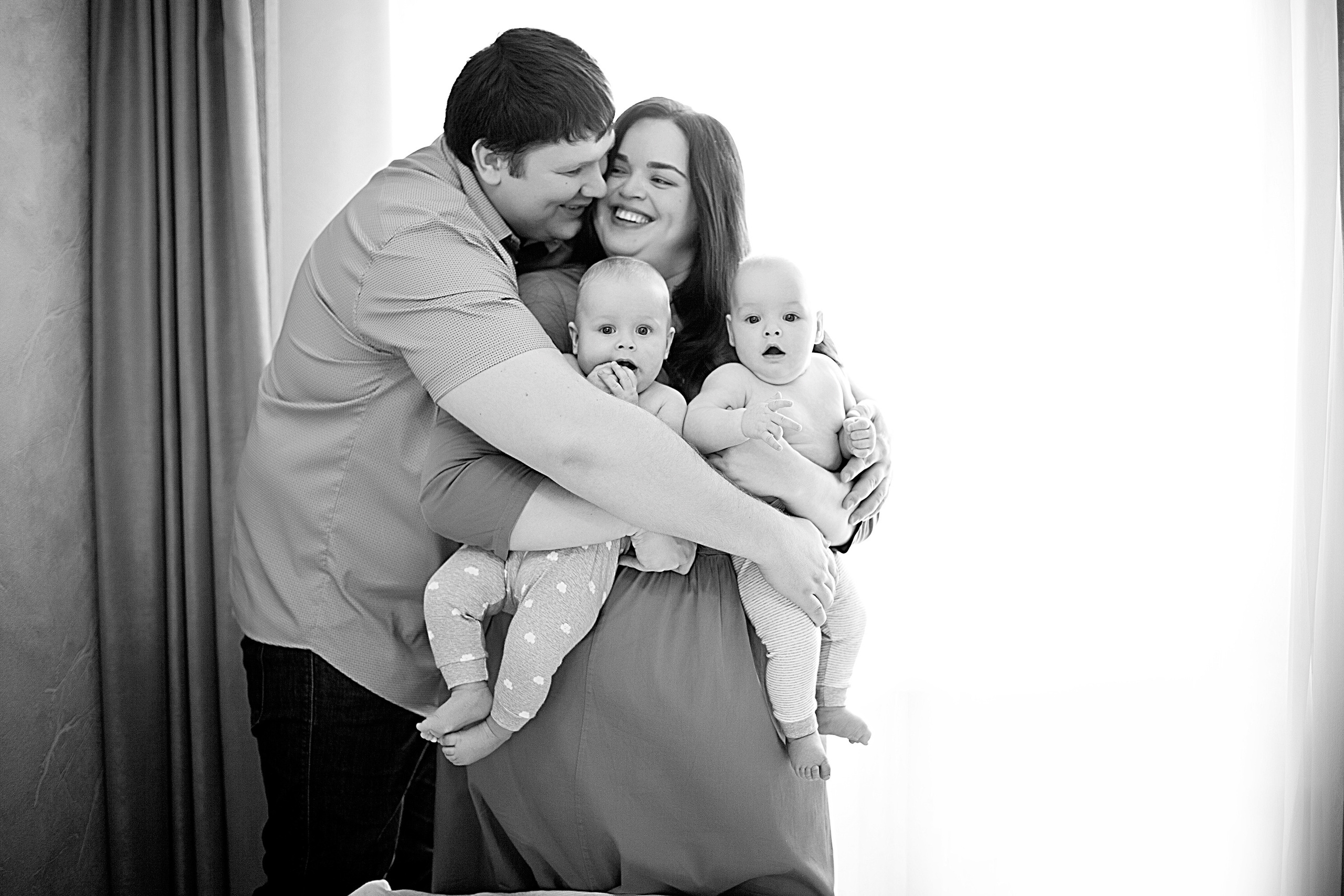 Домашнии ЧБ Истории. Фотограф новорожденных и детей до года в Новосибирске Ka