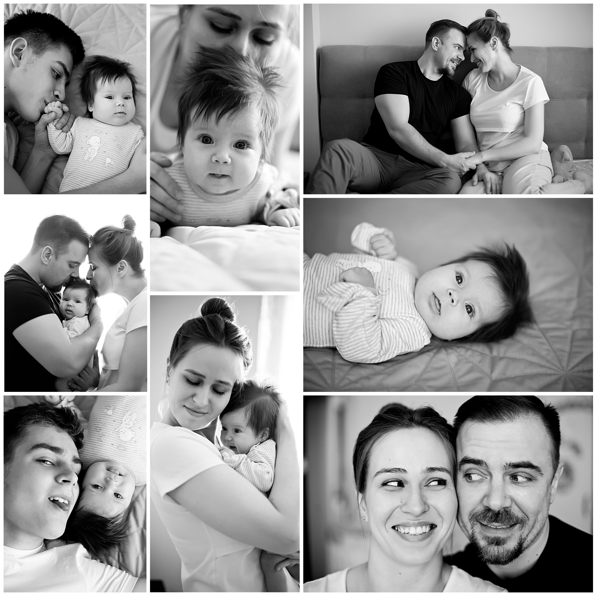 Домашнии ЧБ Истории. Фотограф новорожденных и детей до года в Новосибирске Ka