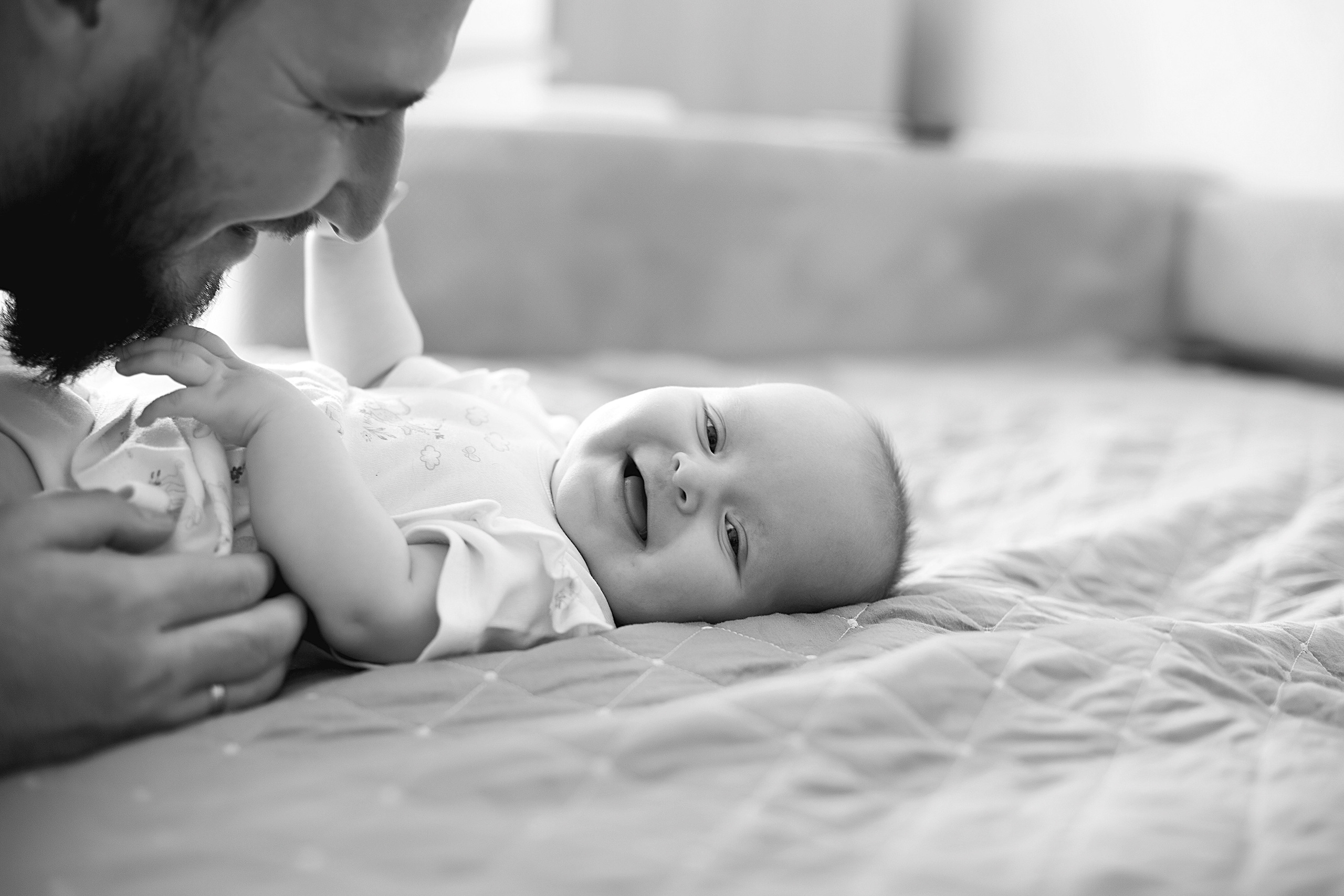 Домашнии ЧБ Истории. Фотограф новорожденных и детей до года в Новосибирске Ka