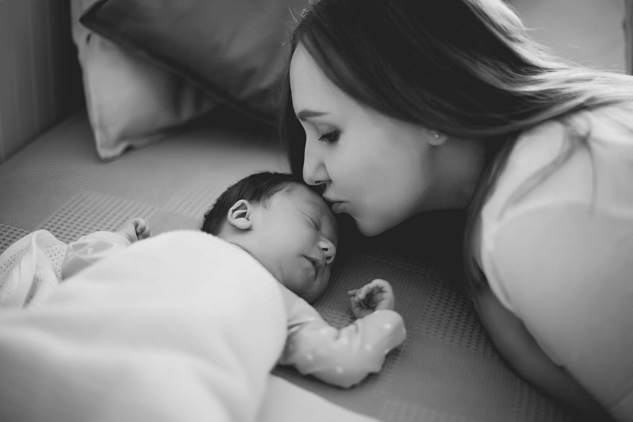 Домашнии ЧБ Истории. Фотограф новорожденных и детей до года в Новосибирске Ka