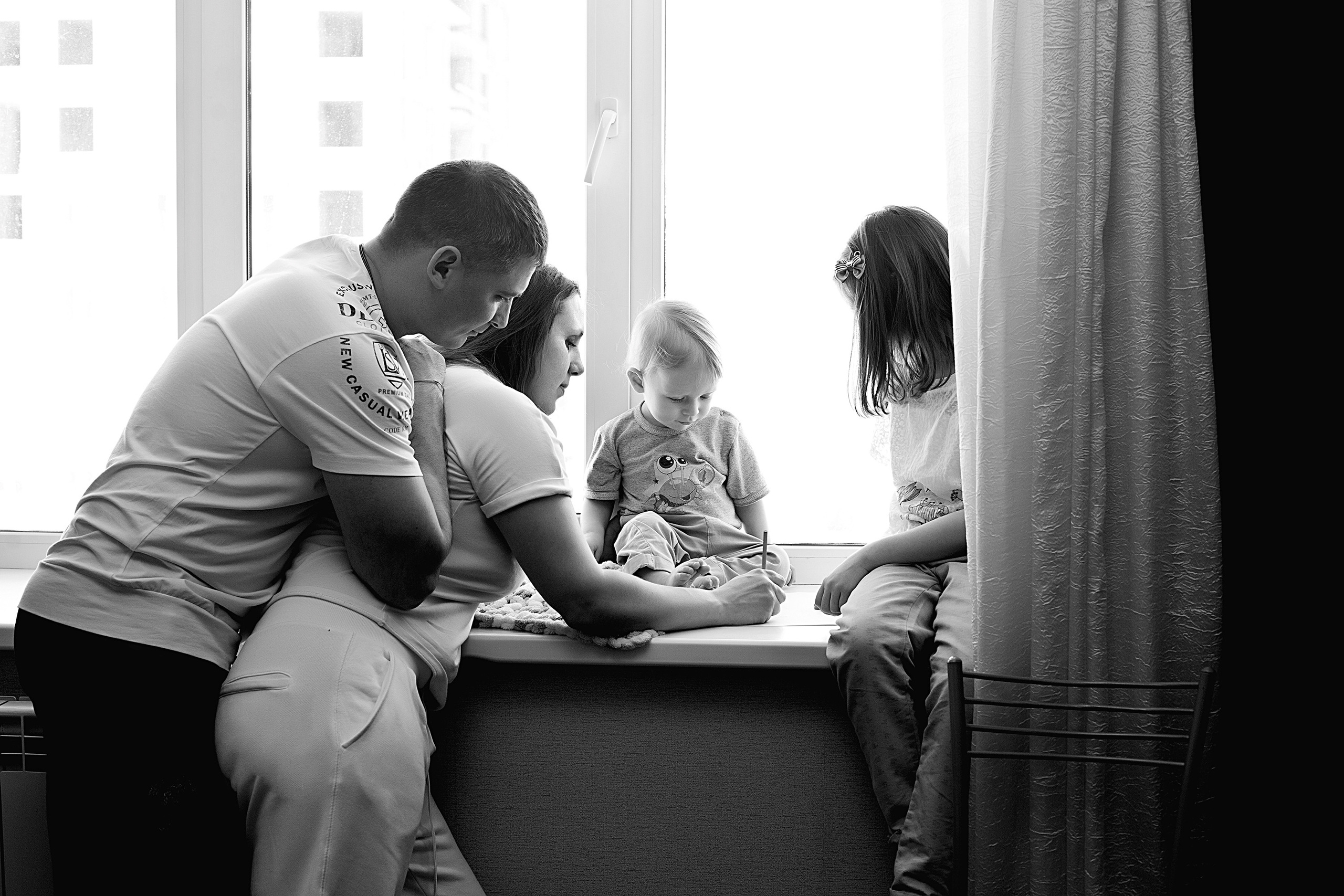 Домашнии ЧБ Истории. Фотограф новорожденных и детей до года в Новосибирске Ka