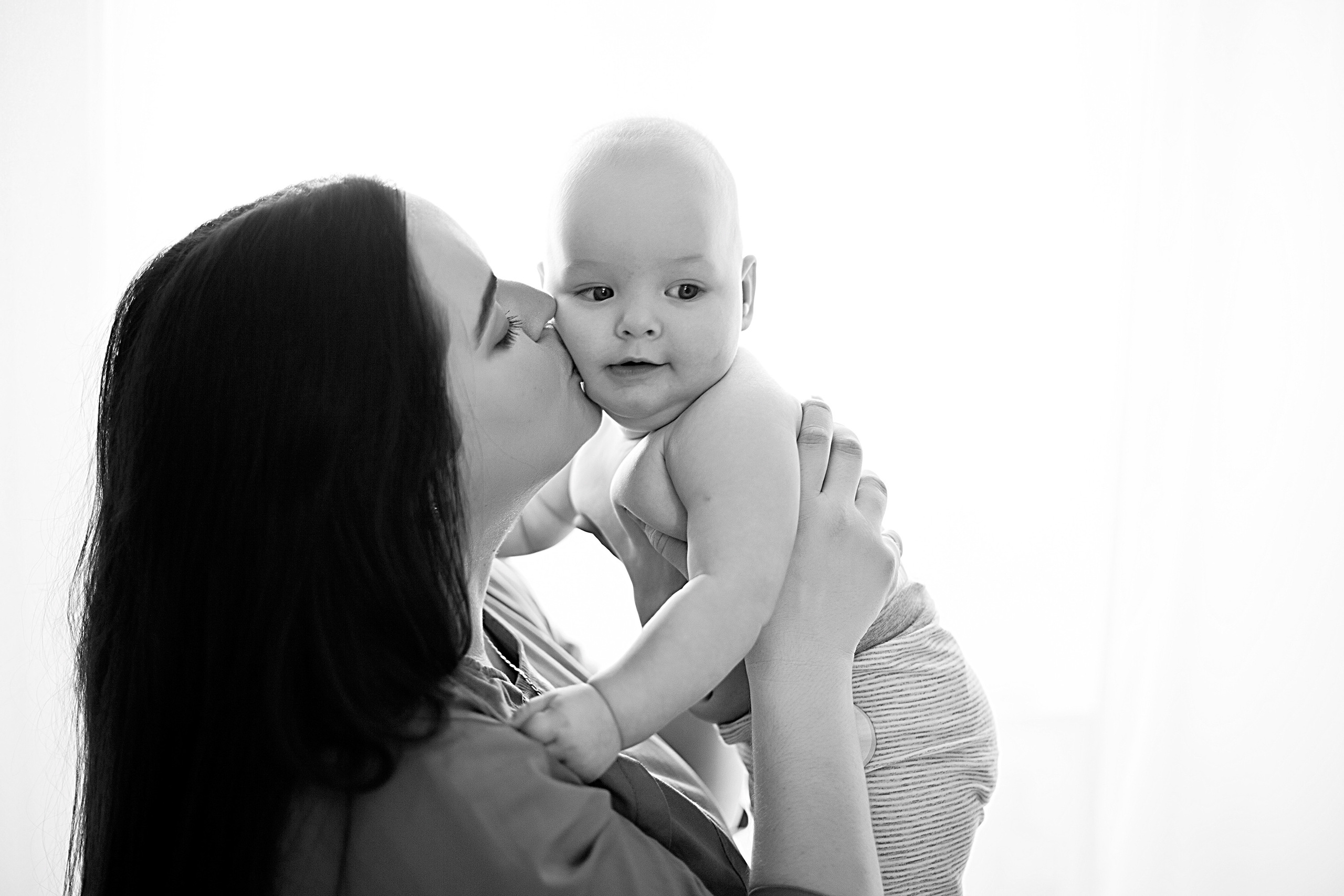 Домашнии ЧБ Истории. Фотограф новорожденных и детей до года в Новосибирске Ka