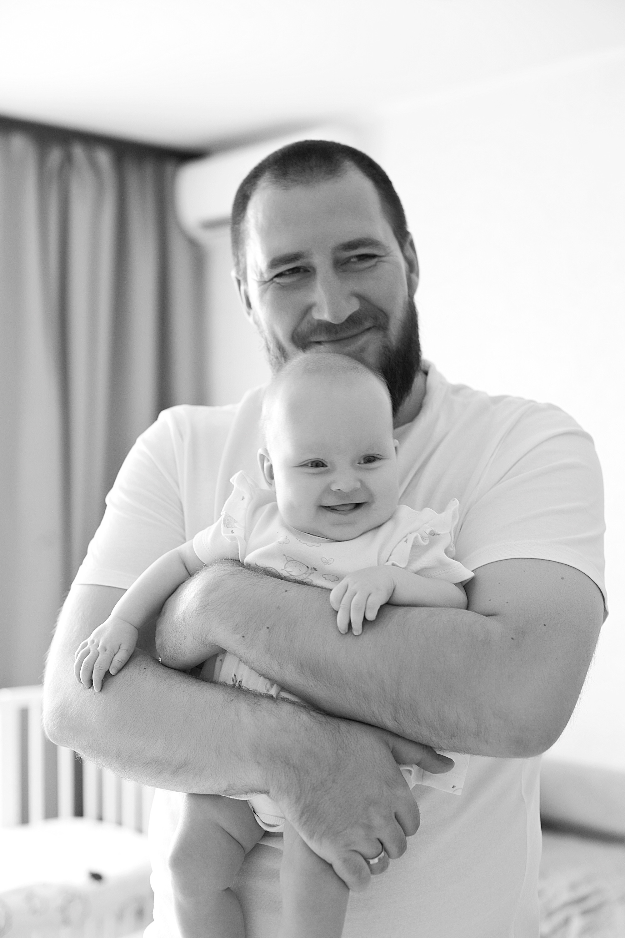 Домашнии ЧБ Истории. Фотограф новорожденных и детей до года в Новосибирске Ka