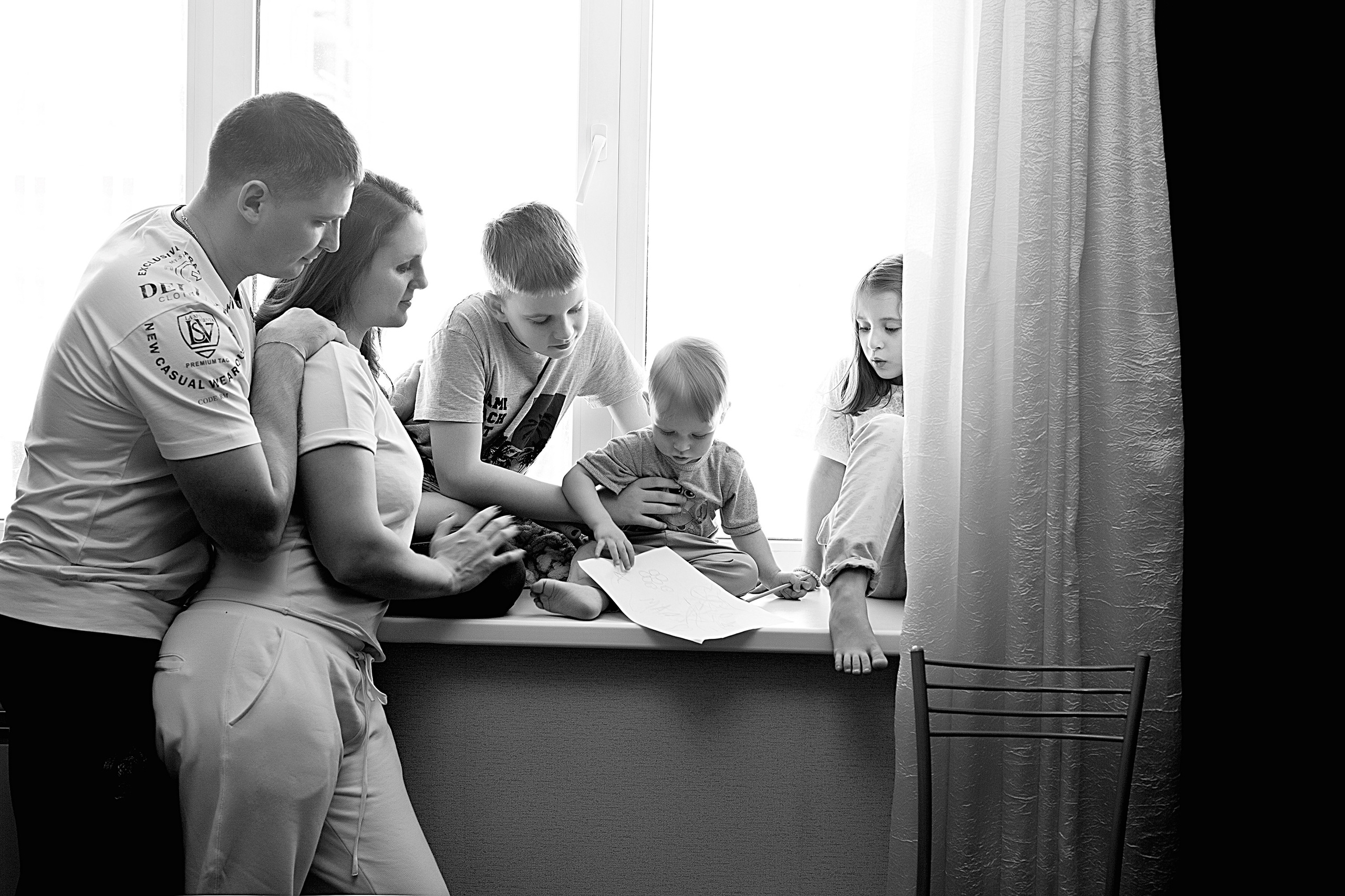 Домашнии ЧБ Истории. Фотограф новорожденных и детей до года в Новосибирске Ka