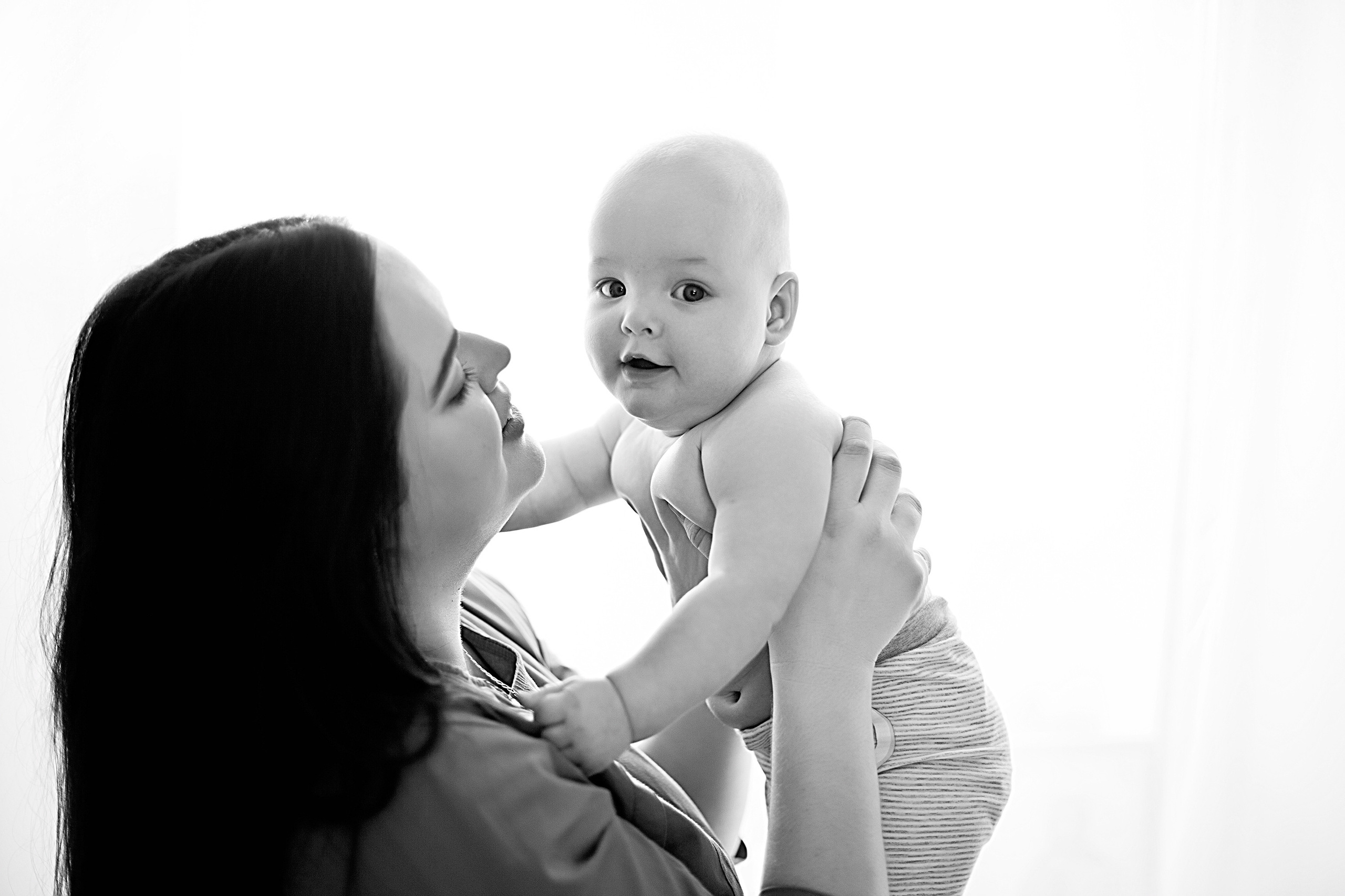 Домашнии ЧБ Истории. Фотограф новорожденных и детей до года в Новосибирске Ka