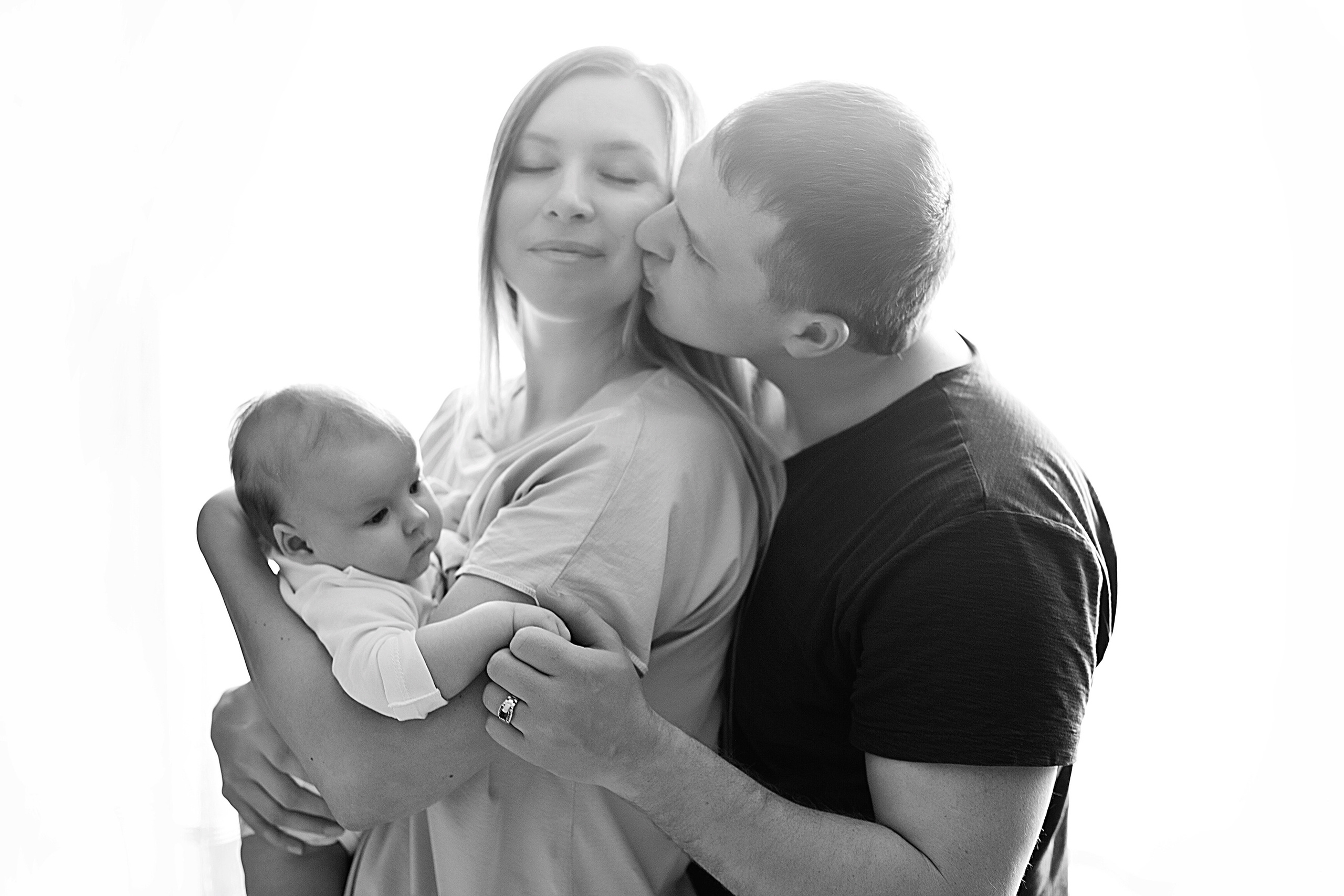 Домашнии ЧБ Истории. Фотограф новорожденных и детей до года в Новосибирске Ka