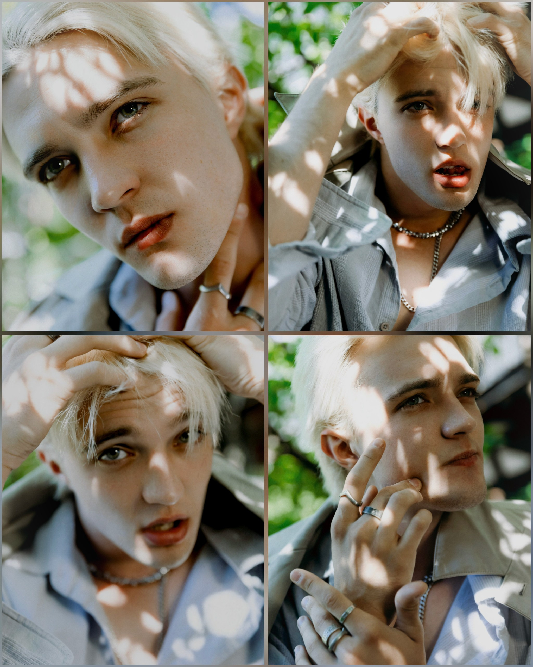 мужские портреты с солнечными бликами