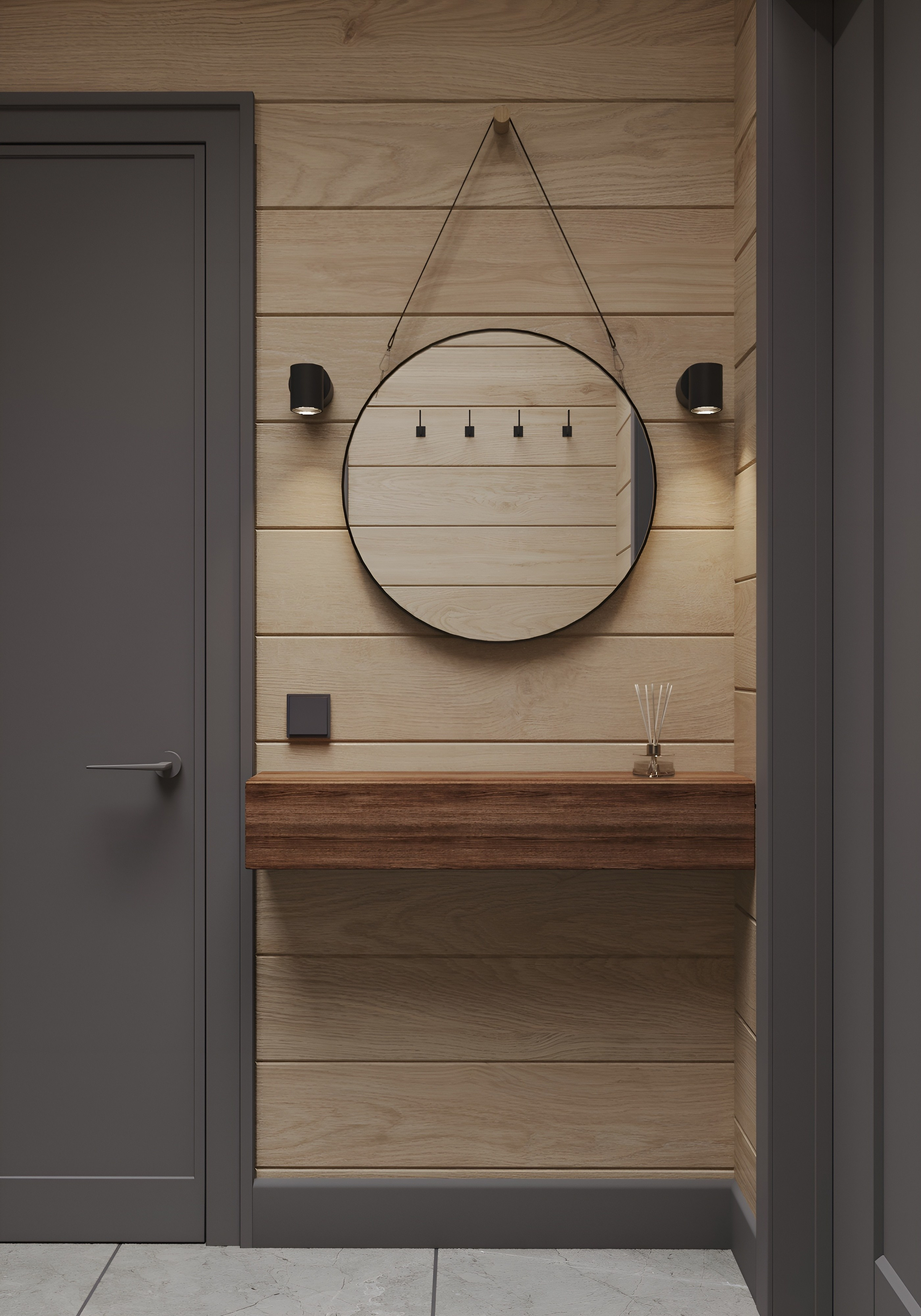 Прихожая. 3D Визуализация интерьеров жилых и коммерческих помещений