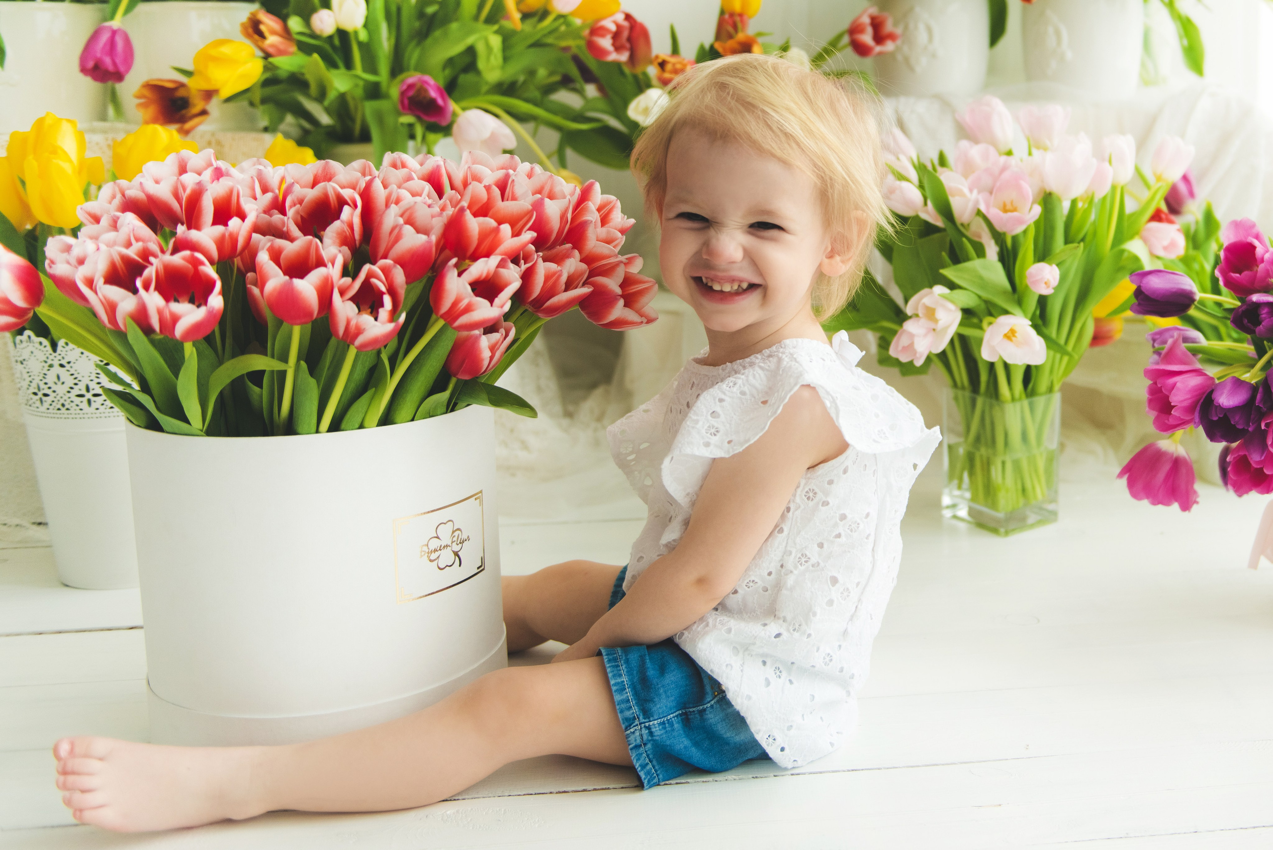 Тюльпаны. Фотограф новорожденных и детей в Барнауле — Екатерина Шапкина