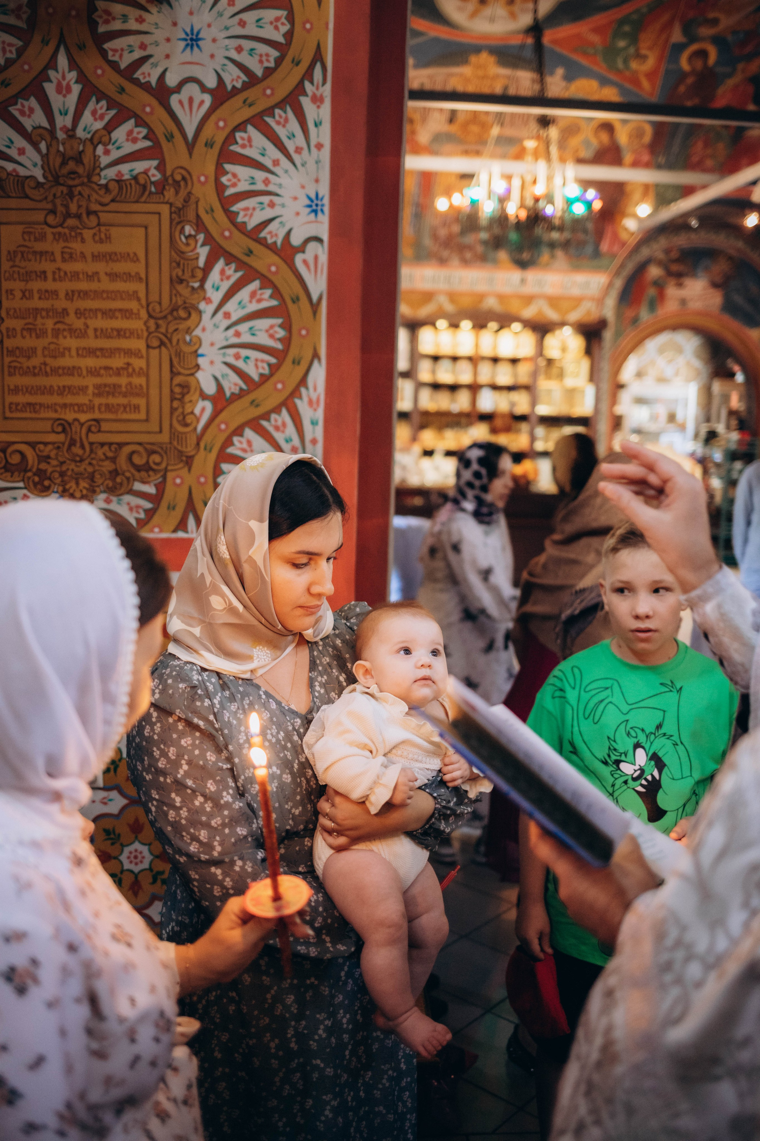 Крещение Ариши. Семейный и детский фотограф в Москве Александра Нараевская