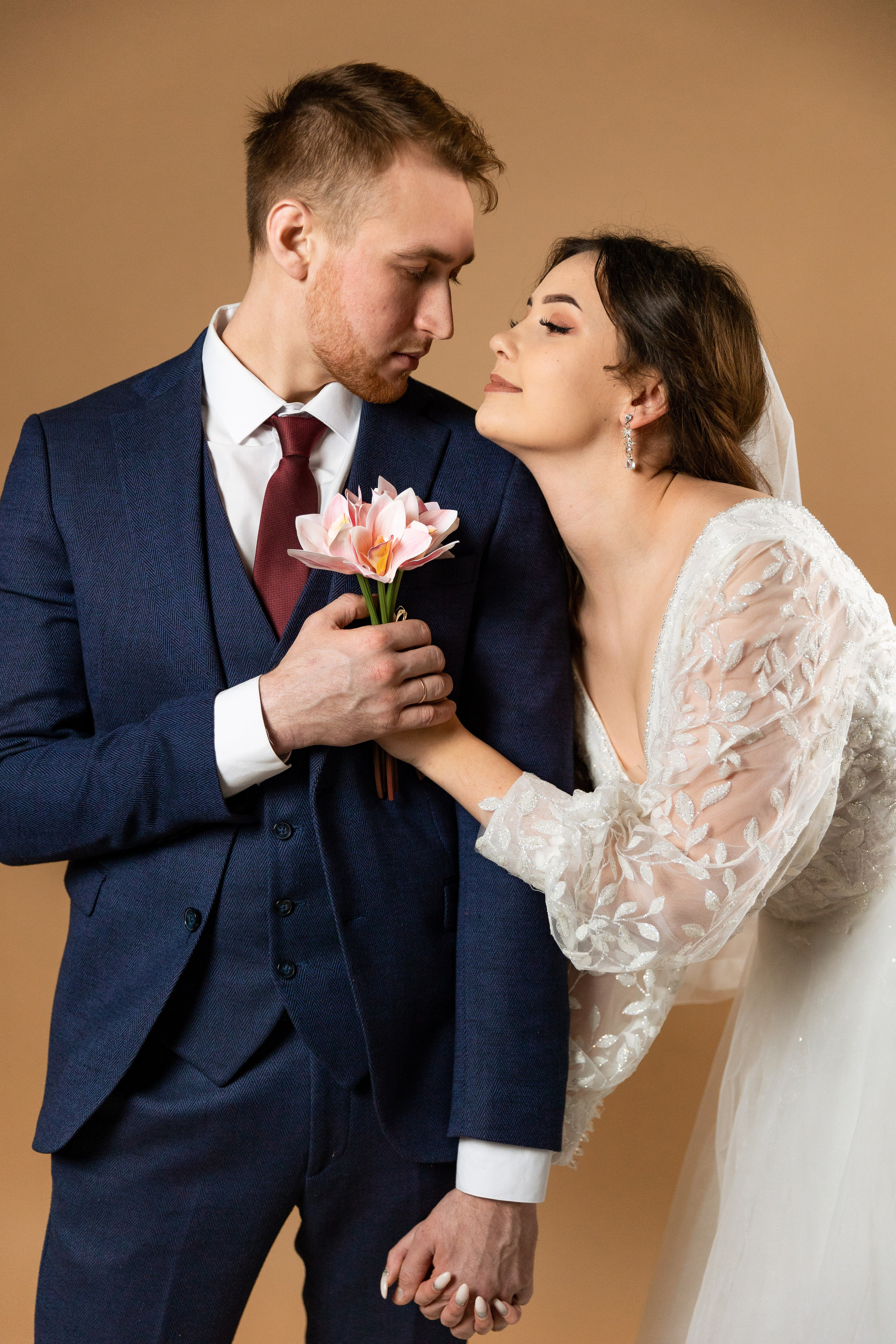 Маша и Никита. Свадебный студийный минимализм. Семейный и Персональный фотограф в Пензе