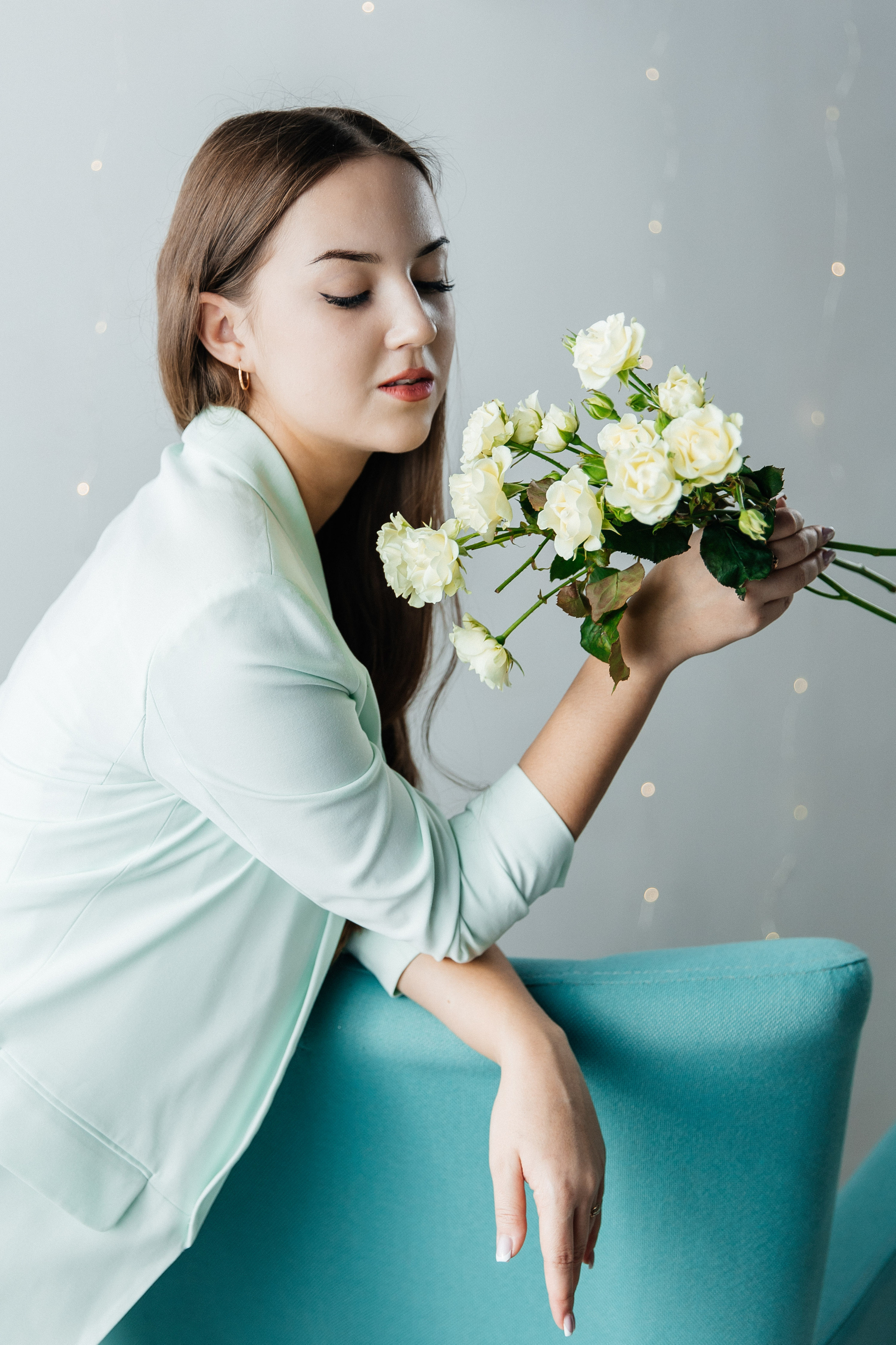 Полина и цветы. Семейный и Персональный фотограф в Пензе