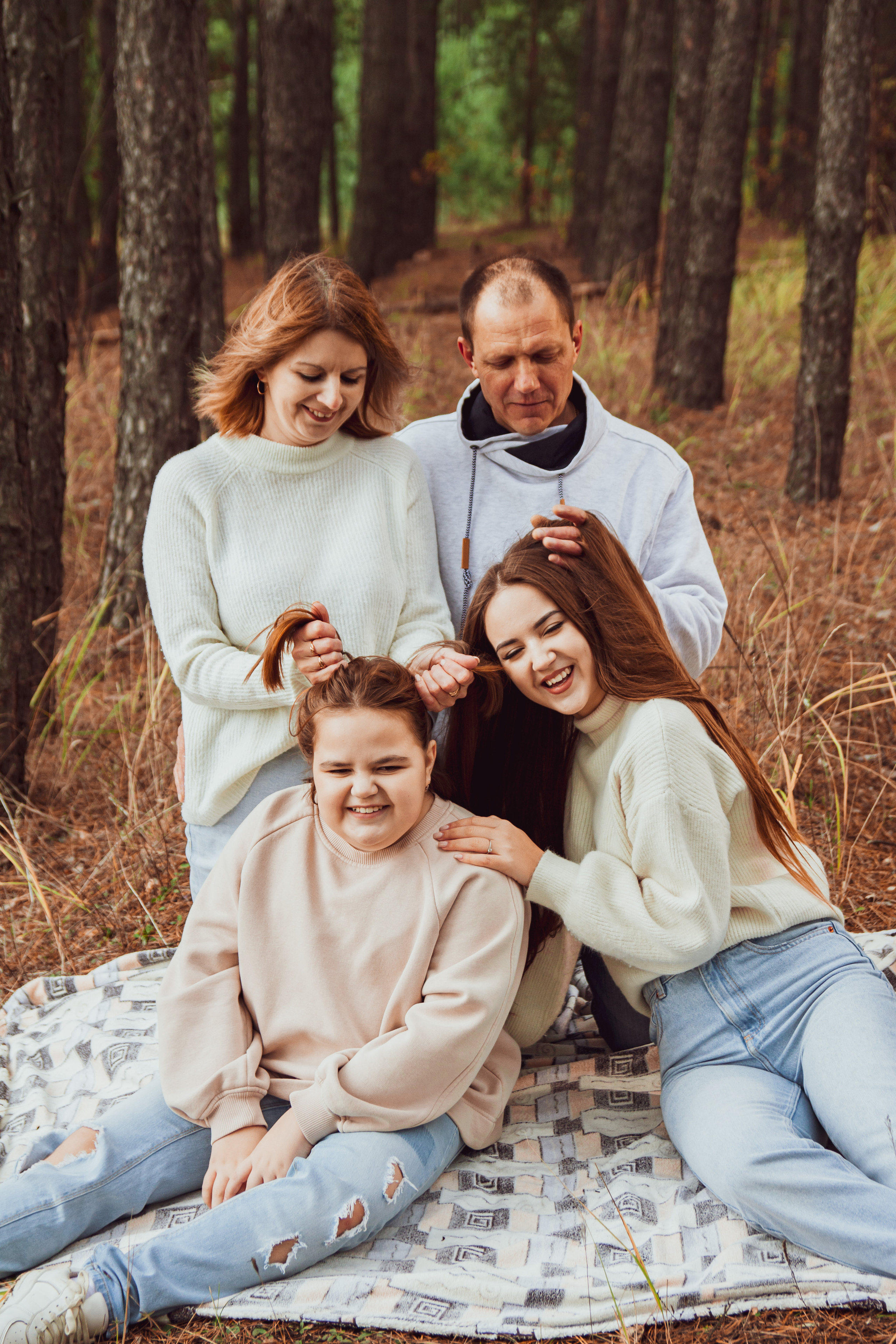 Прогулка в лесу. Семейный и Персональный фотограф в Пензе