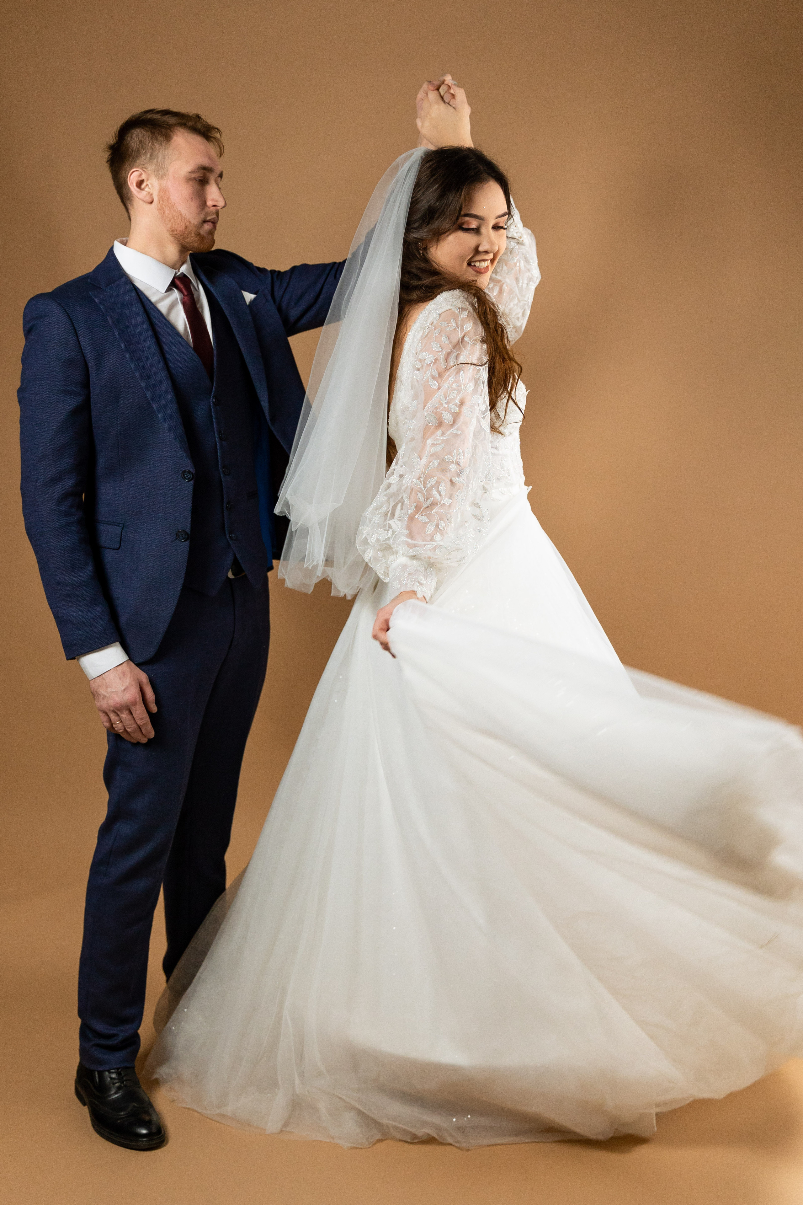 Маша и Никита. Свадебный студийный минимализм. Семейный и Персональный фотограф в Пензе