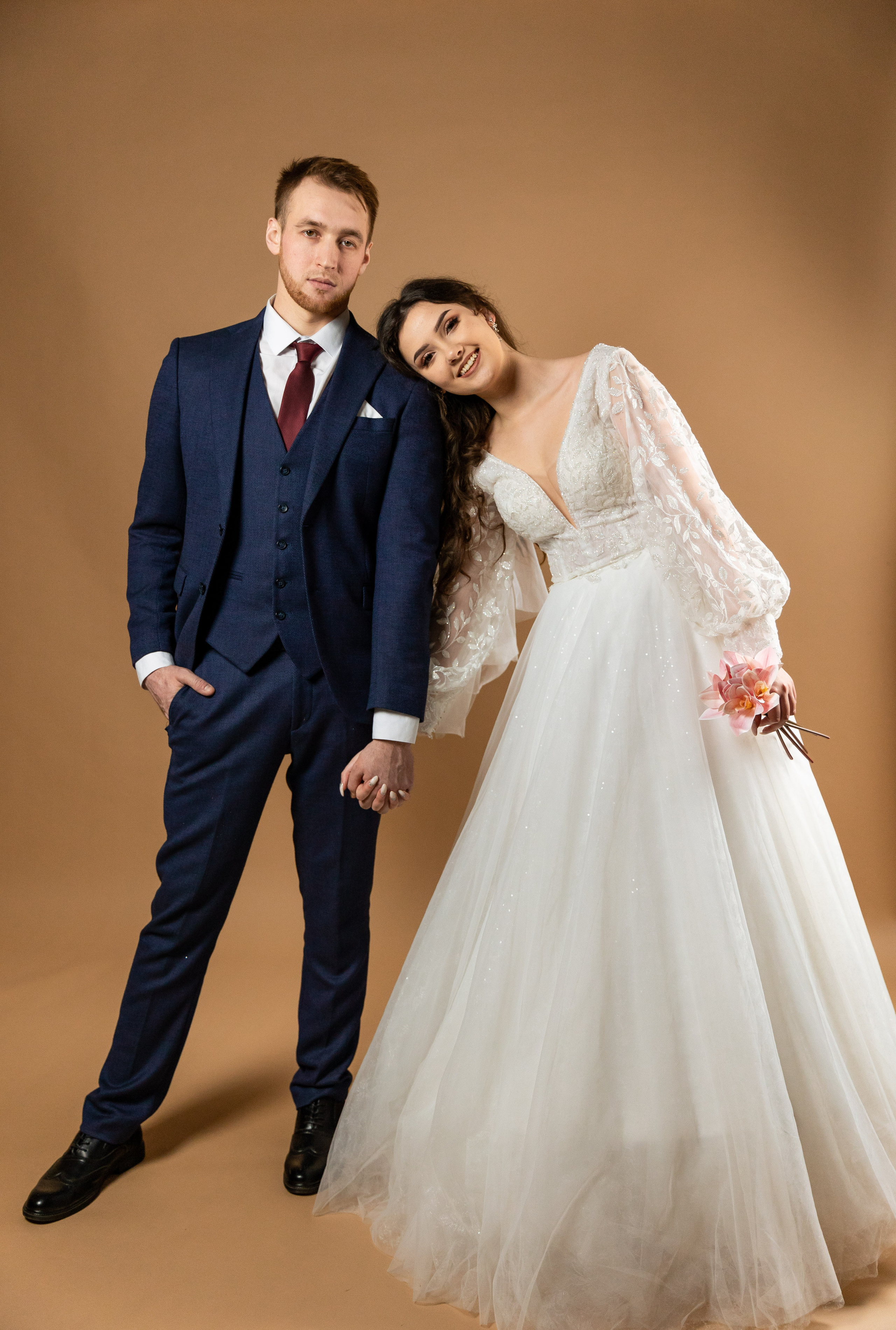 Маша и Никита. Свадебный студийный минимализм. Семейный и Персональный фотограф в Пензе