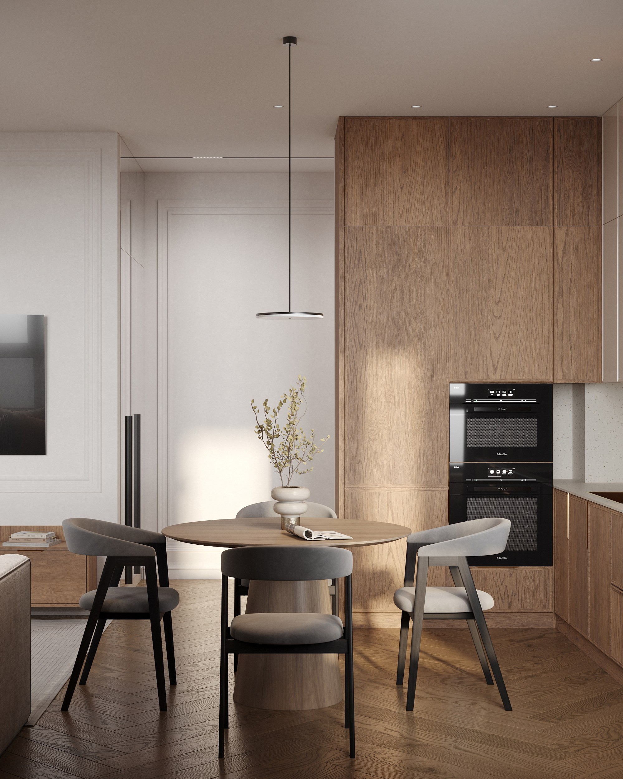 Дизайн трехкомнатной квартиры в ЖК Крыловка Парк Казань. Архитектор-дизайнер в Казани