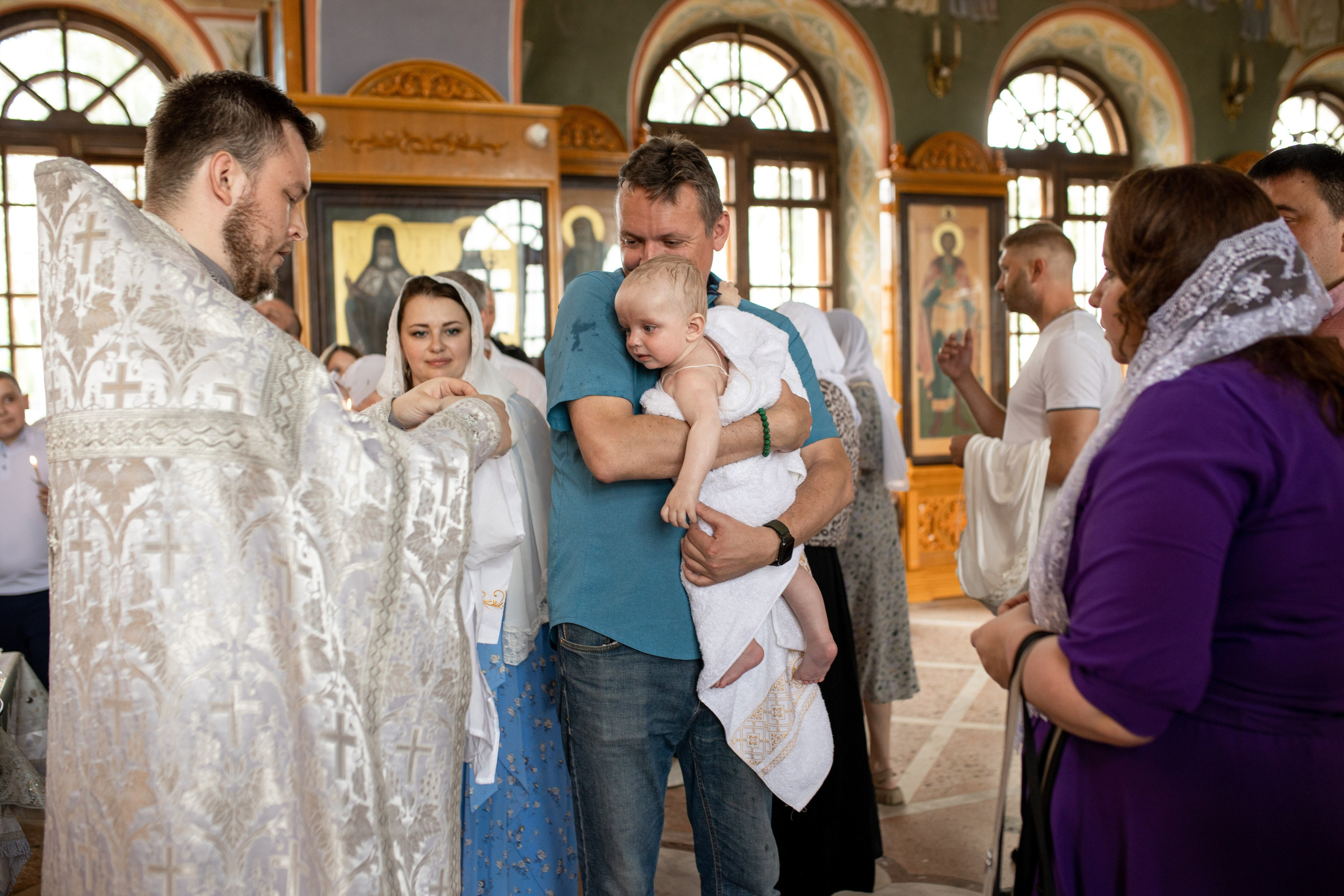 Таинство Крещения Вити. Фотограф в Железнодорожном и Балашихе