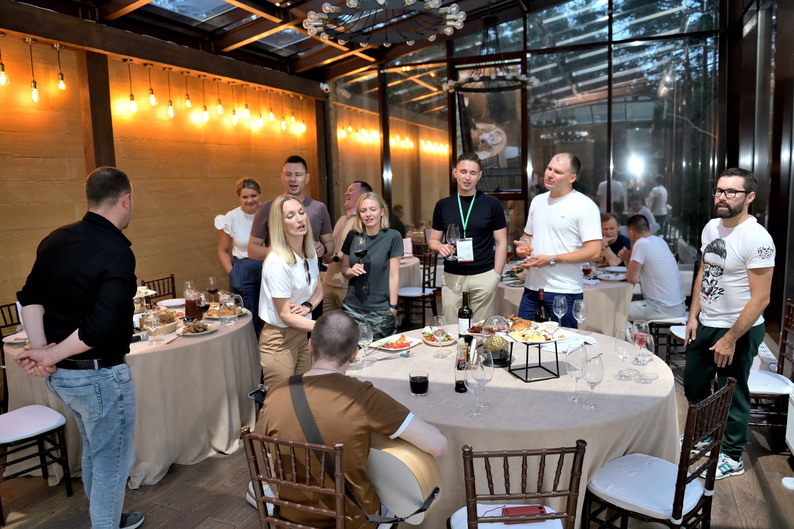 "Ужин для корпоративных клиентов".