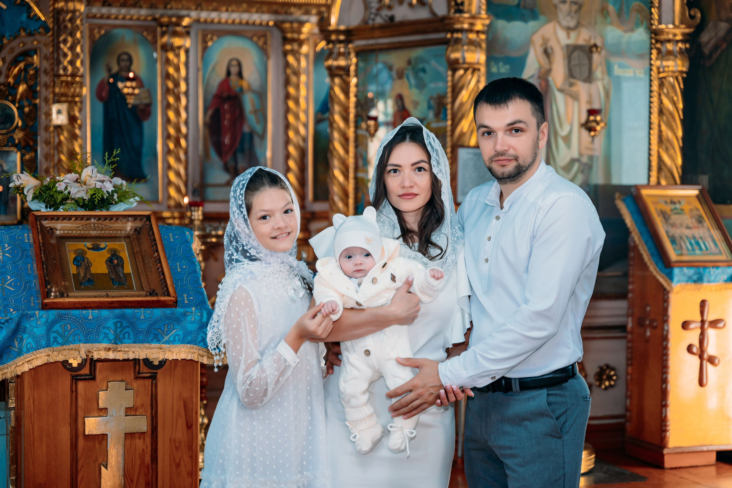 Таинство Крещения. Фотограф Алёна Царькова. Киселевск