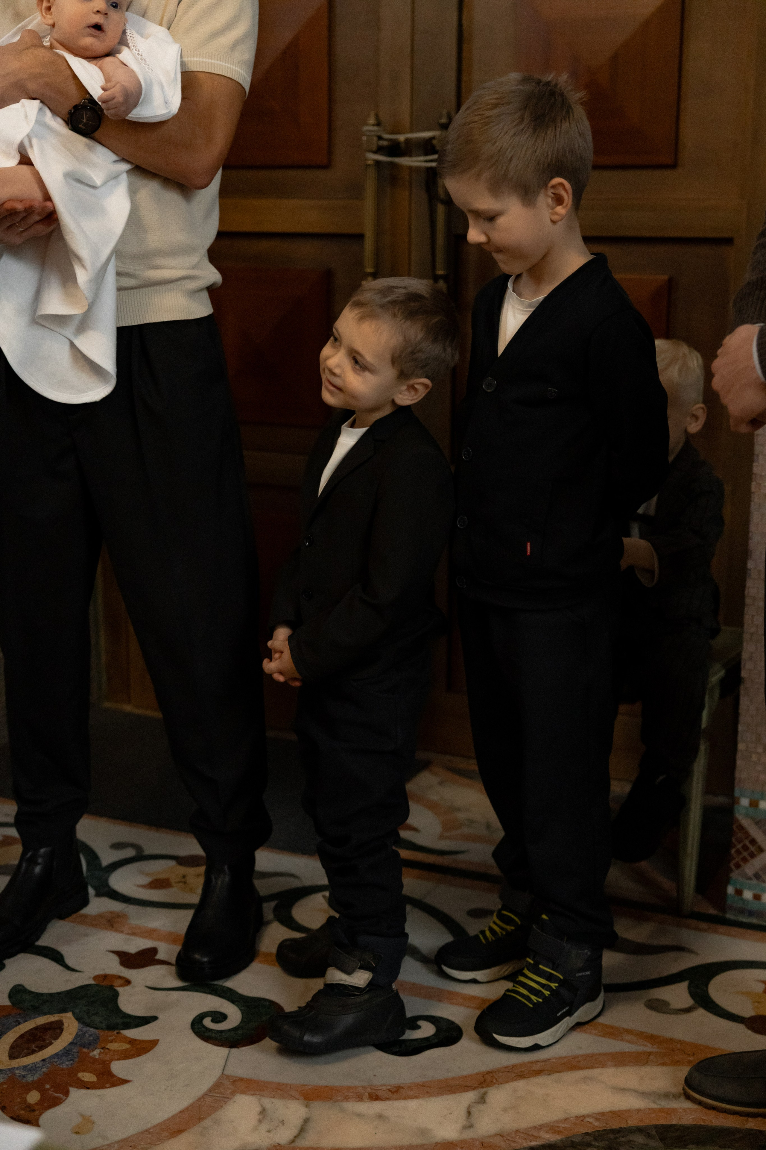 Крещение Ивана в часовне Серафима Саровского