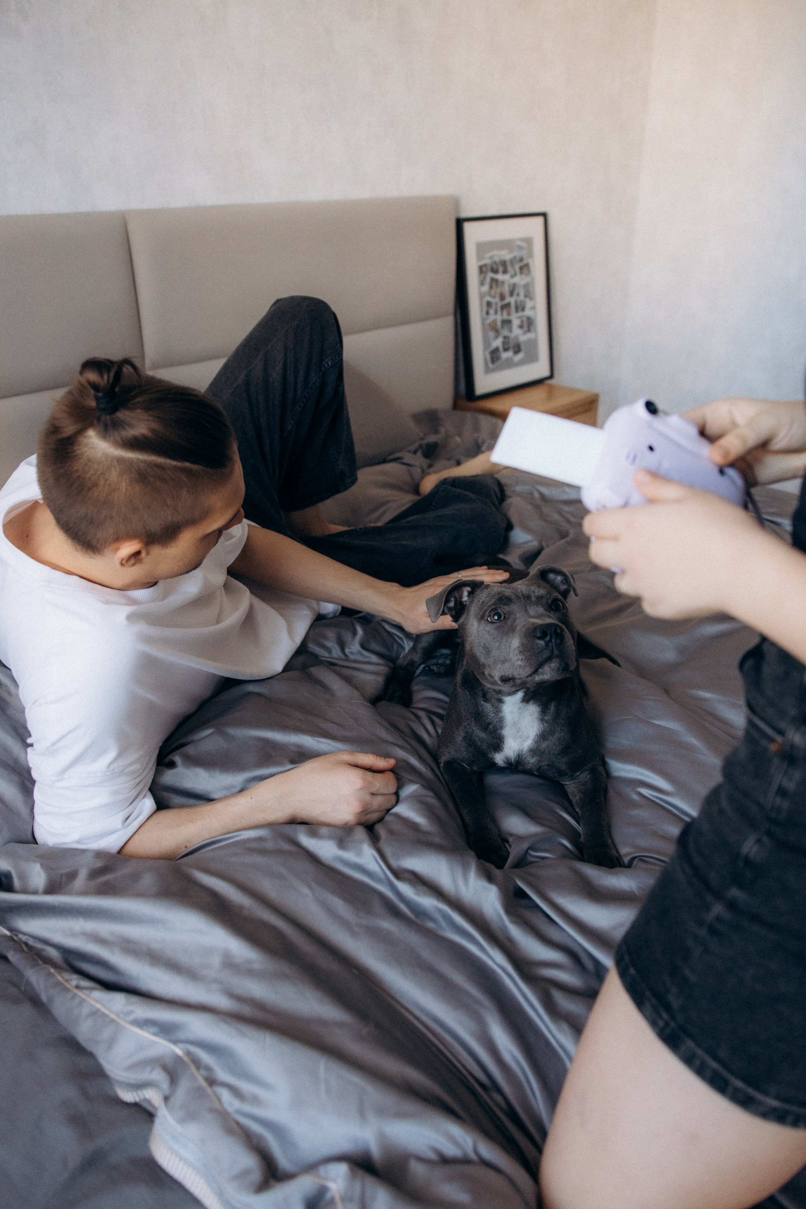 Таня, Егор и Луна. Фотограф анималист в Казани Алина Сулейманова. Фотограф животных