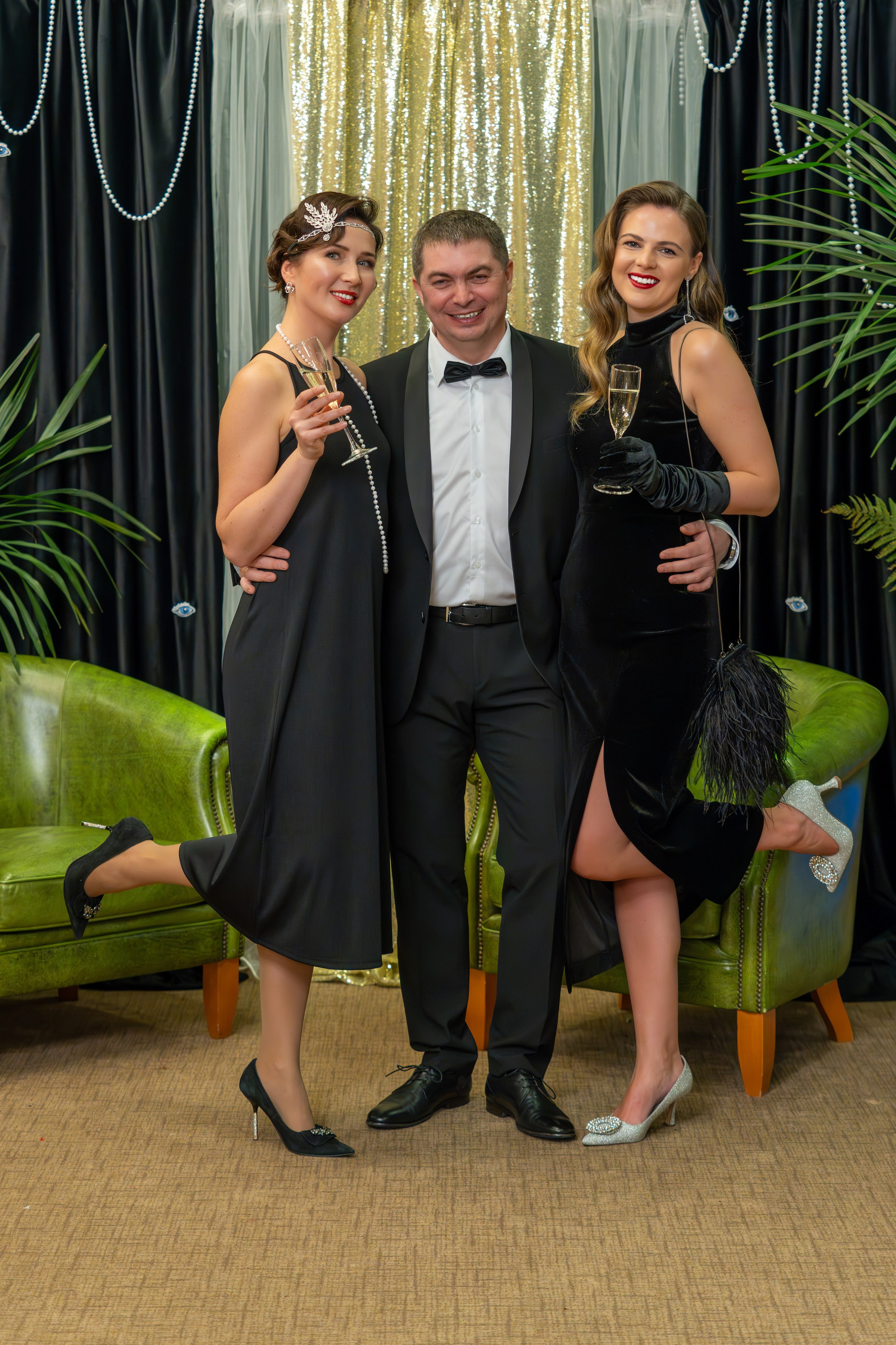 Новый год в стиле Great Gatsby. Репортажный фотограф в Красной Поляне и Сочи Павлюченко Екатерина