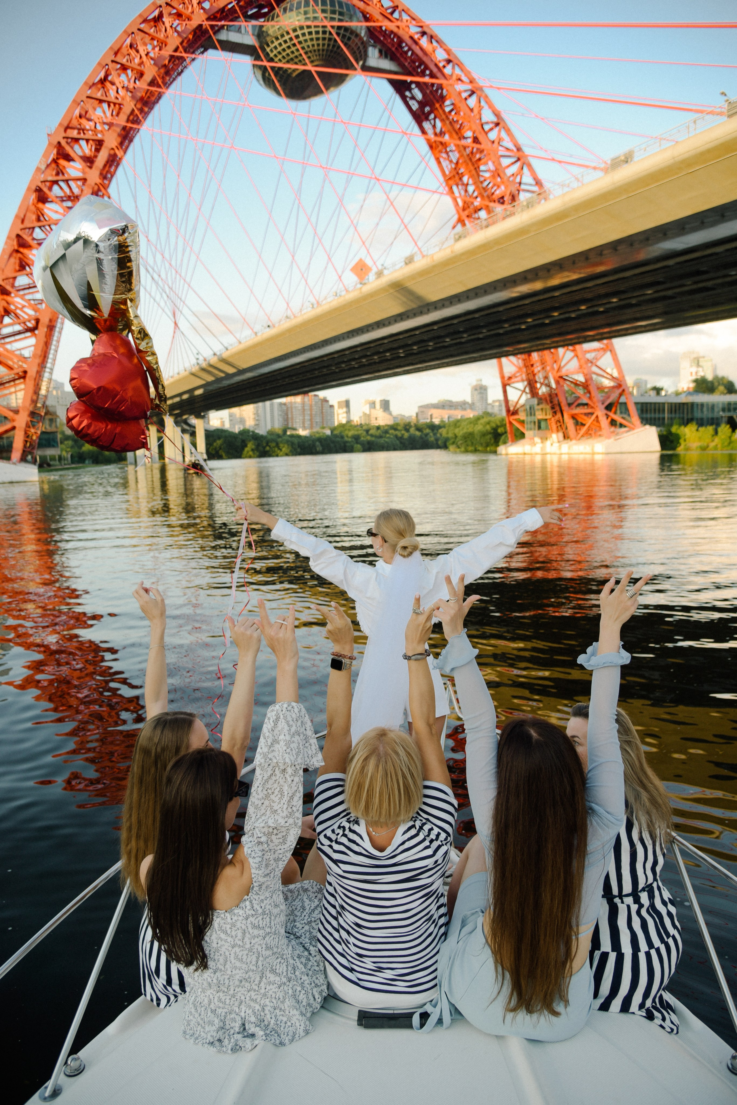 Девичник на яхте. Фотограф Лола Волна, город Москва