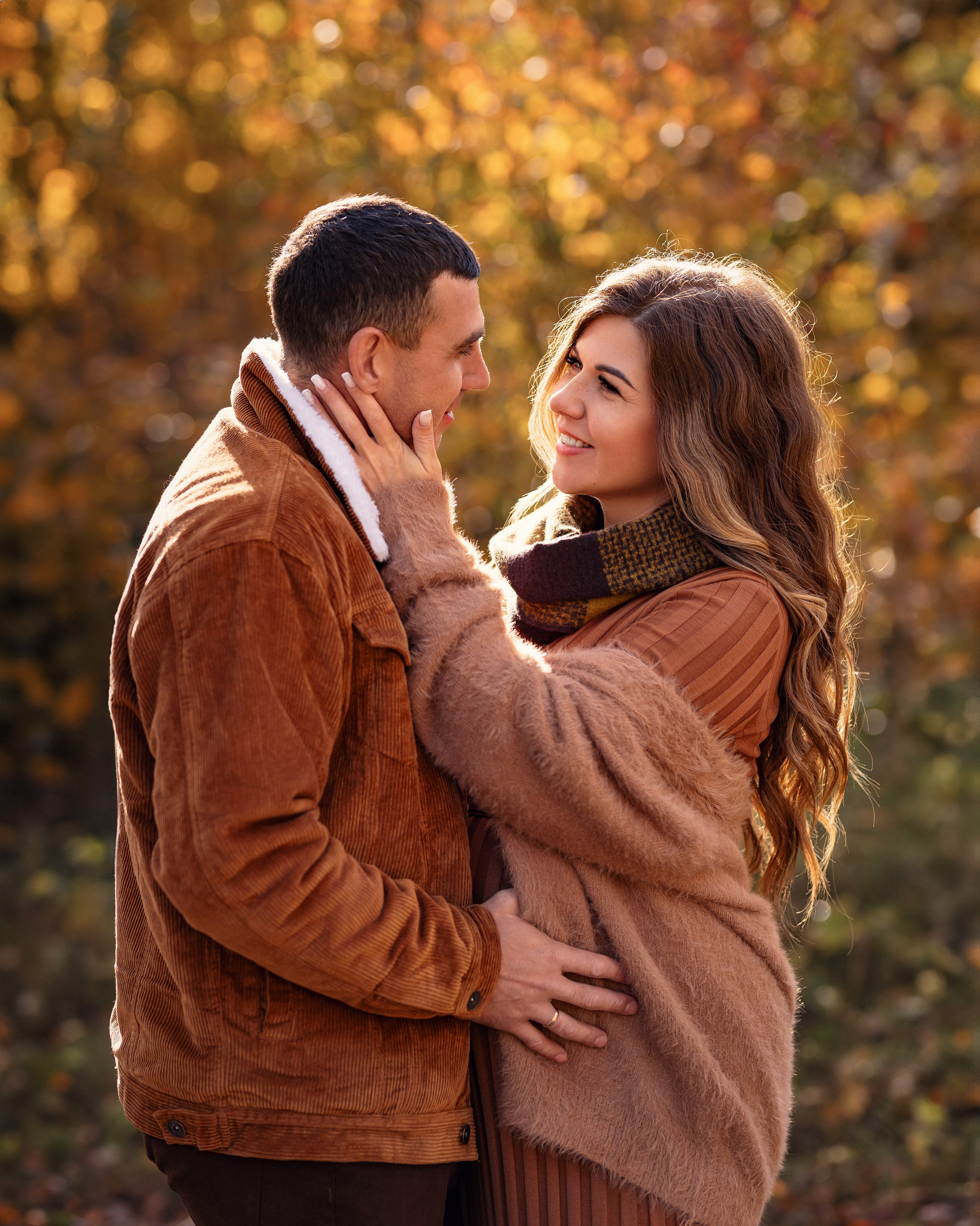 Осенняя фотосессия в ожидании малыша. Трубинова Екатерина | Семейный фотограф | Москва