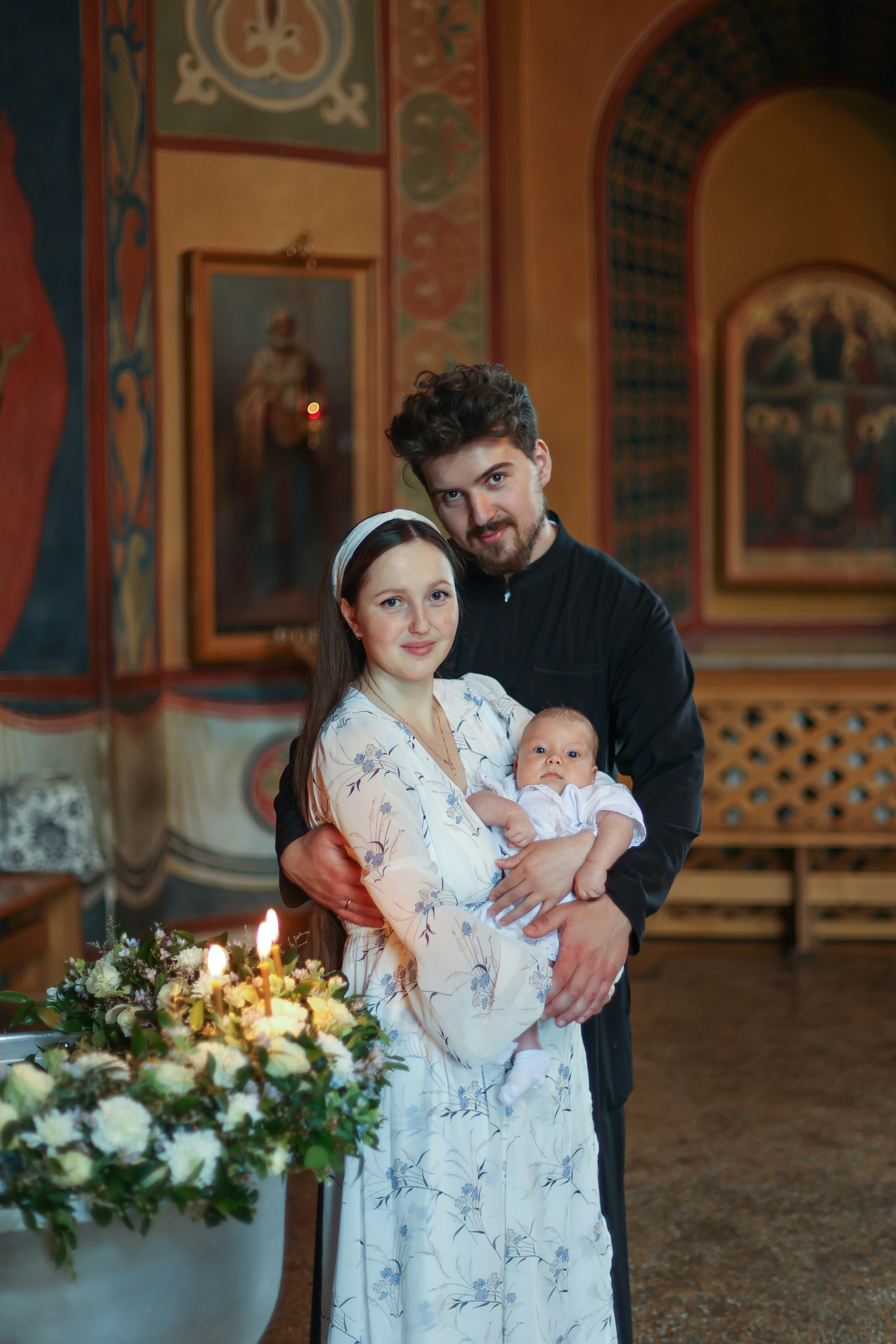 Крещение, Свято-Троицкая Сергиева Лавра. Фотограф новорожденных. Детский и семейный фотограф Марьяна Юдина